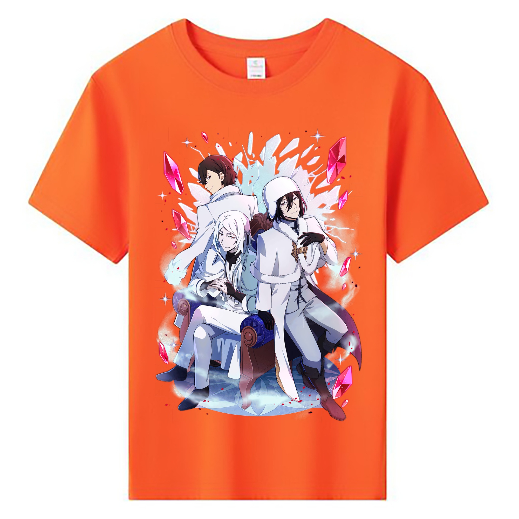 （画像用） 文豪ストレイドッグス Bungo Stray Dogs 綿100％キッズTシャツ（フロントプリント）
