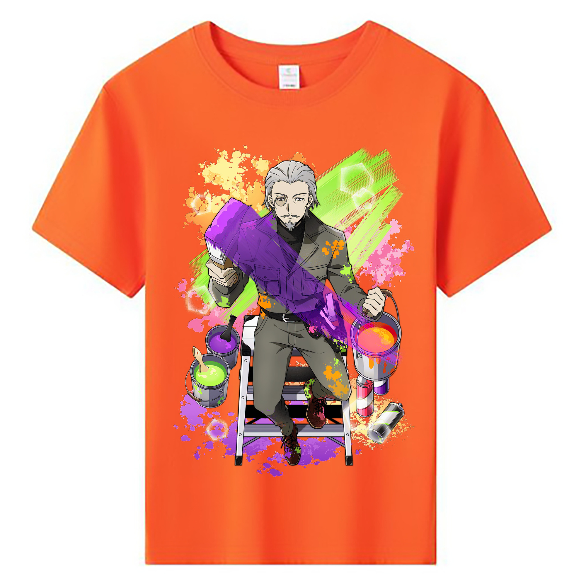 （画像用） 文豪ストレイドッグス Bungo Stray Dogs 綿100％キッズTシャツ（フロントプリント）