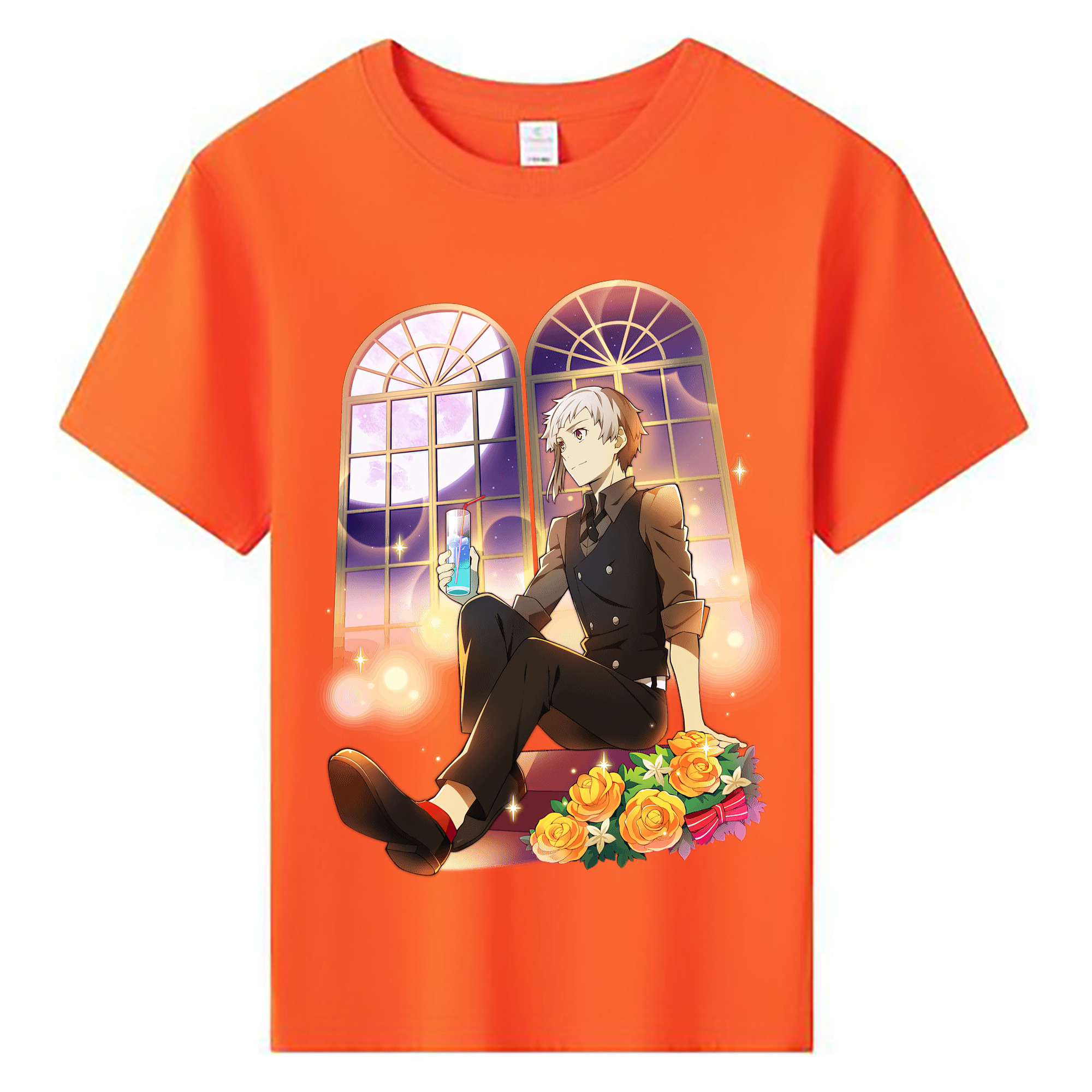 （画像用） 文豪ストレイドッグス Bungo Stray Dogs 綿100％キッズTシャツ（フロントプリント）
