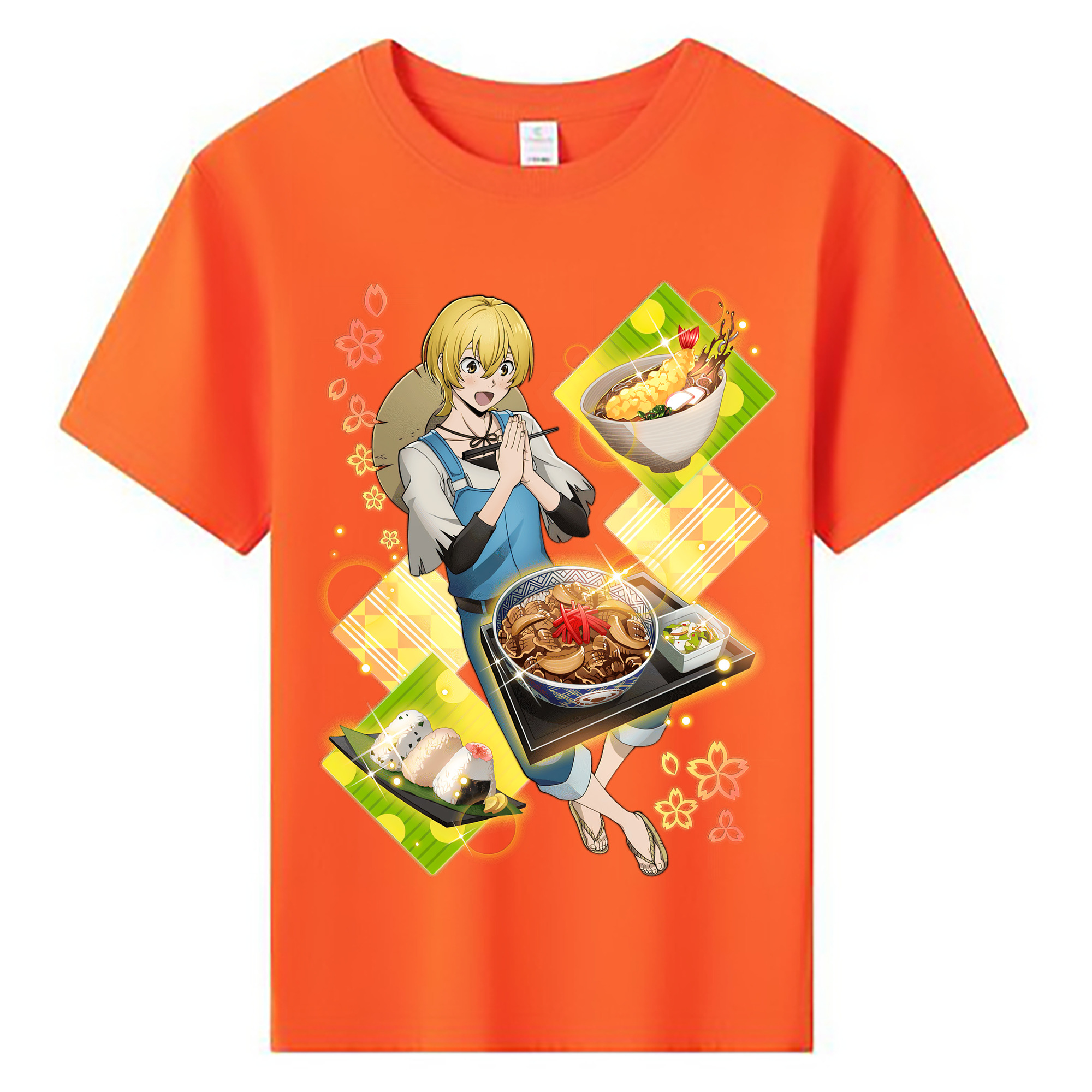 （画像用） 文豪ストレイドッグス Bungo Stray Dogs 綿100％キッズTシャツ（フロントプリント）