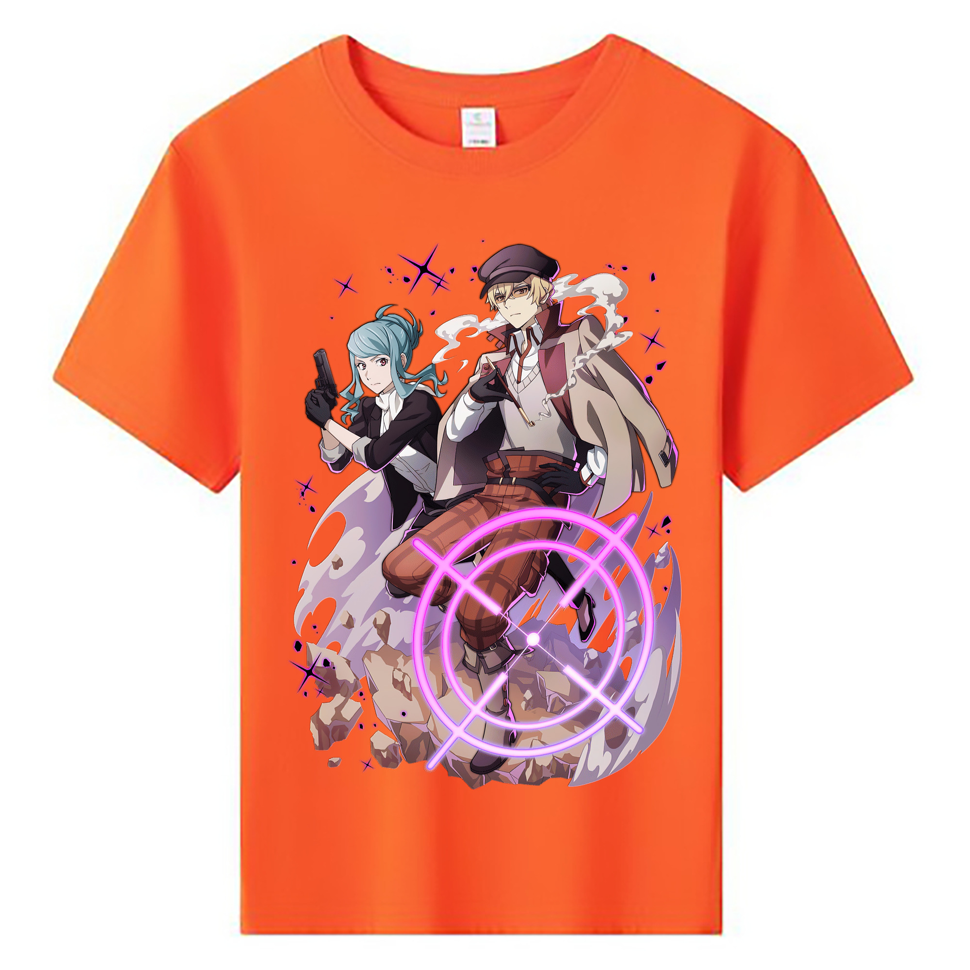 （画像用） 文豪ストレイドッグス Bungo Stray Dogs 綿100％キッズTシャツ（フロントプリント）
