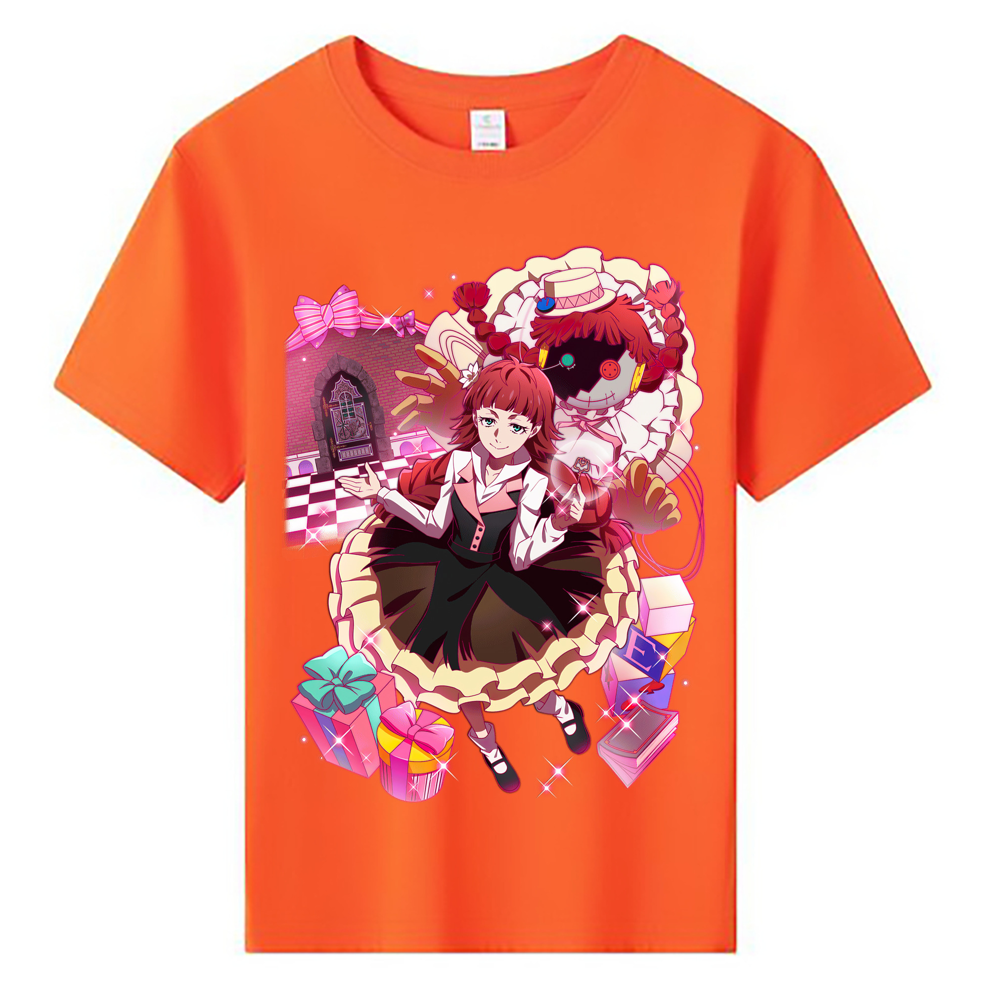 （画像用） 文豪ストレイドッグス Bungo Stray Dogs 綿100％キッズTシャツ（フロントプリント）