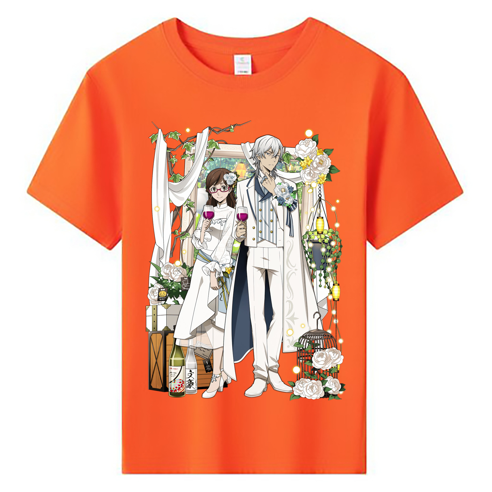 （画像用） 文豪ストレイドッグス Bungo Stray Dogs 綿100％キッズTシャツ（フロントプリント）