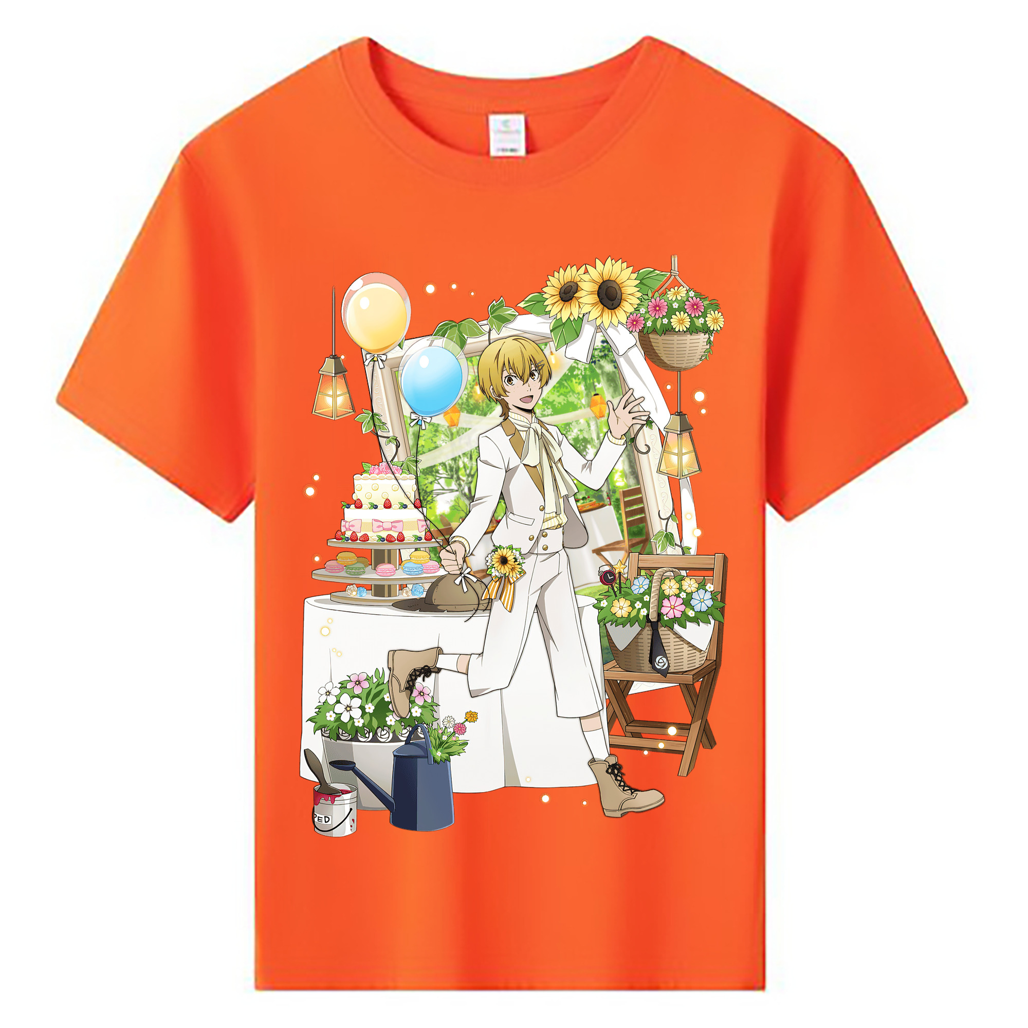 （画像用） 文豪ストレイドッグス Bungo Stray Dogs 綿100％キッズTシャツ（フロントプリント）