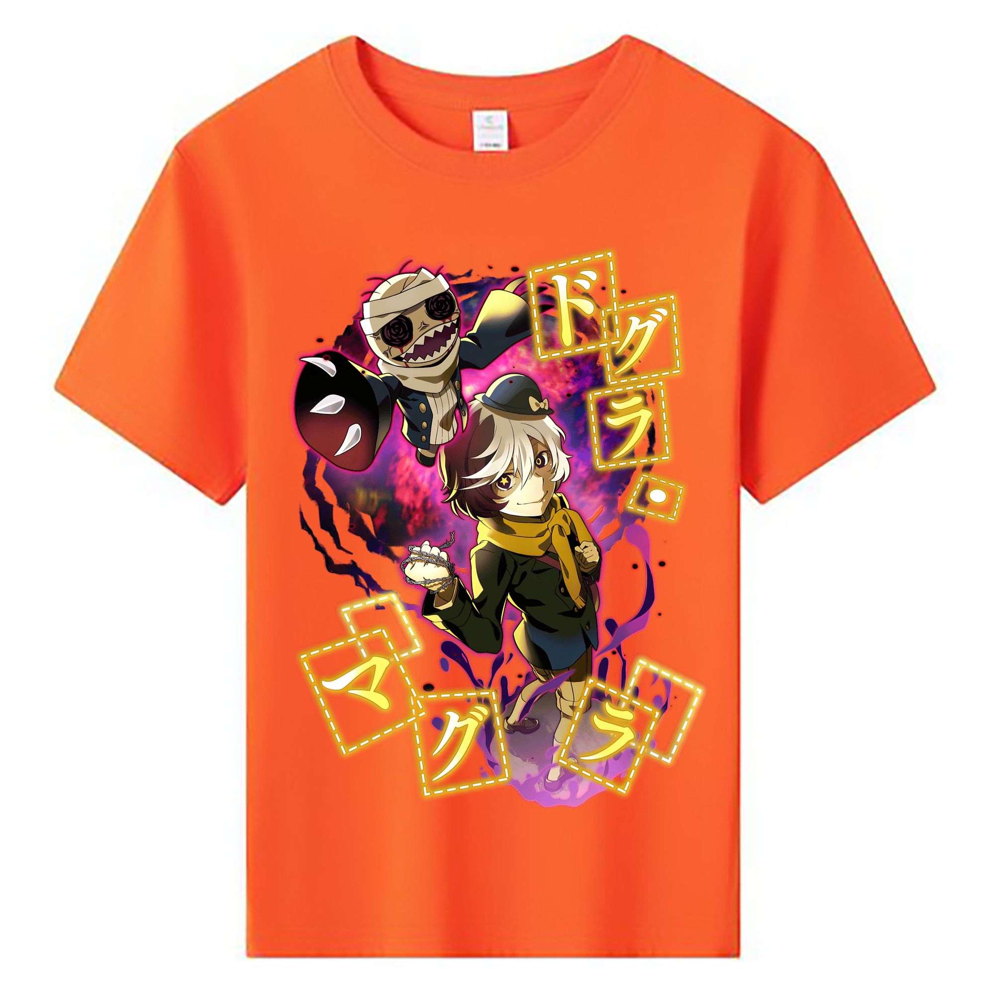 （画像用） 文豪ストレイドッグス Bungo Stray Dogs 綿100％キッズTシャツ（フロントプリント）