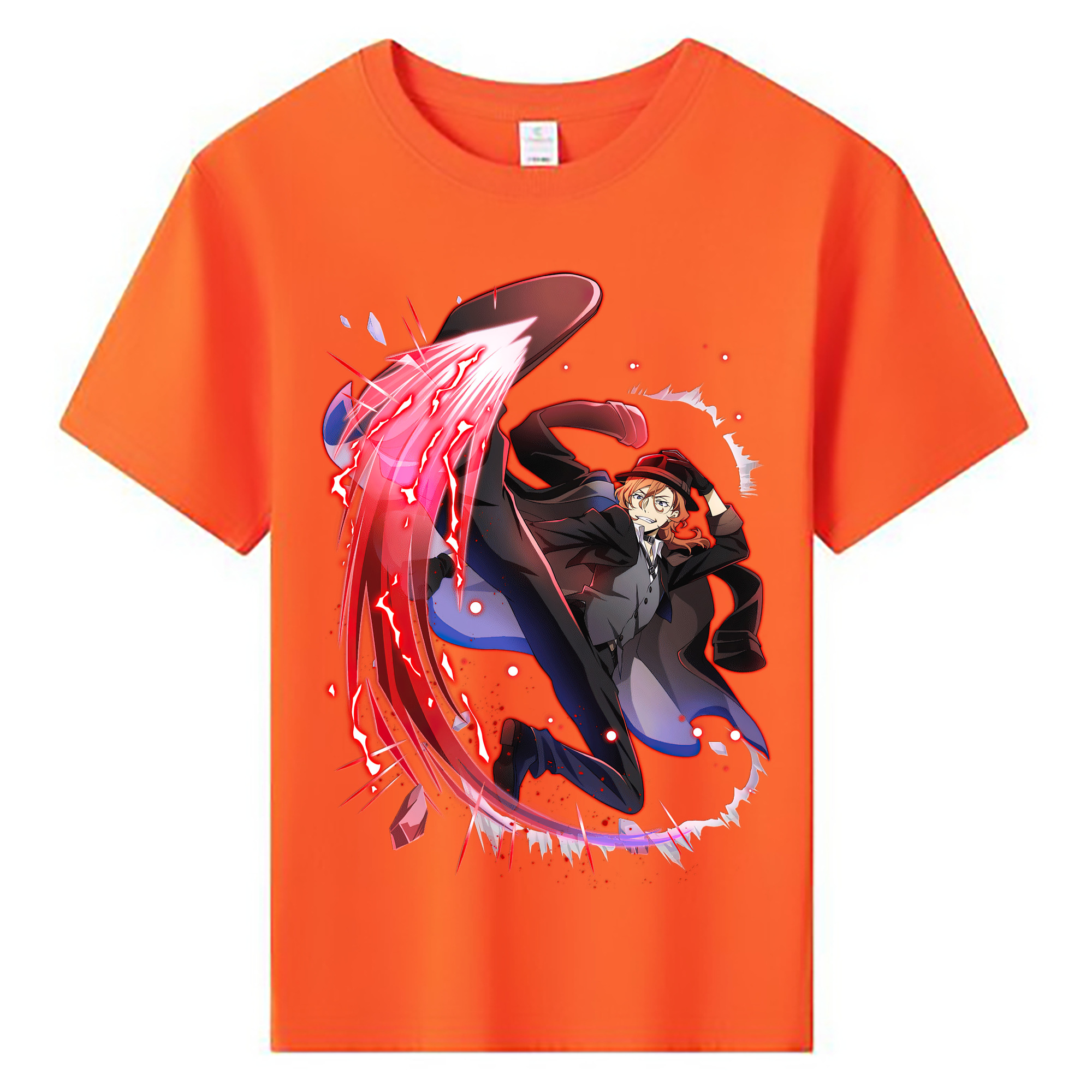 （画像用） 文豪ストレイドッグス Bungo Stray Dogs 綿100％キッズTシャツ（フロントプリント）