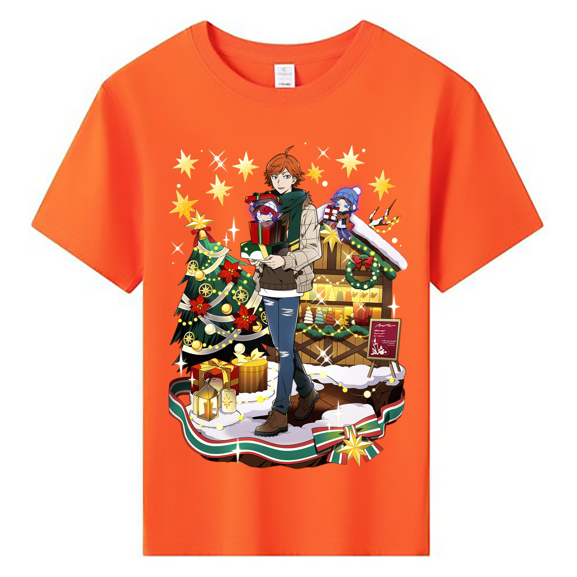（画像用） 文豪ストレイドッグス Bungo Stray Dogs 綿100％キッズTシャツ（フロントプリント）