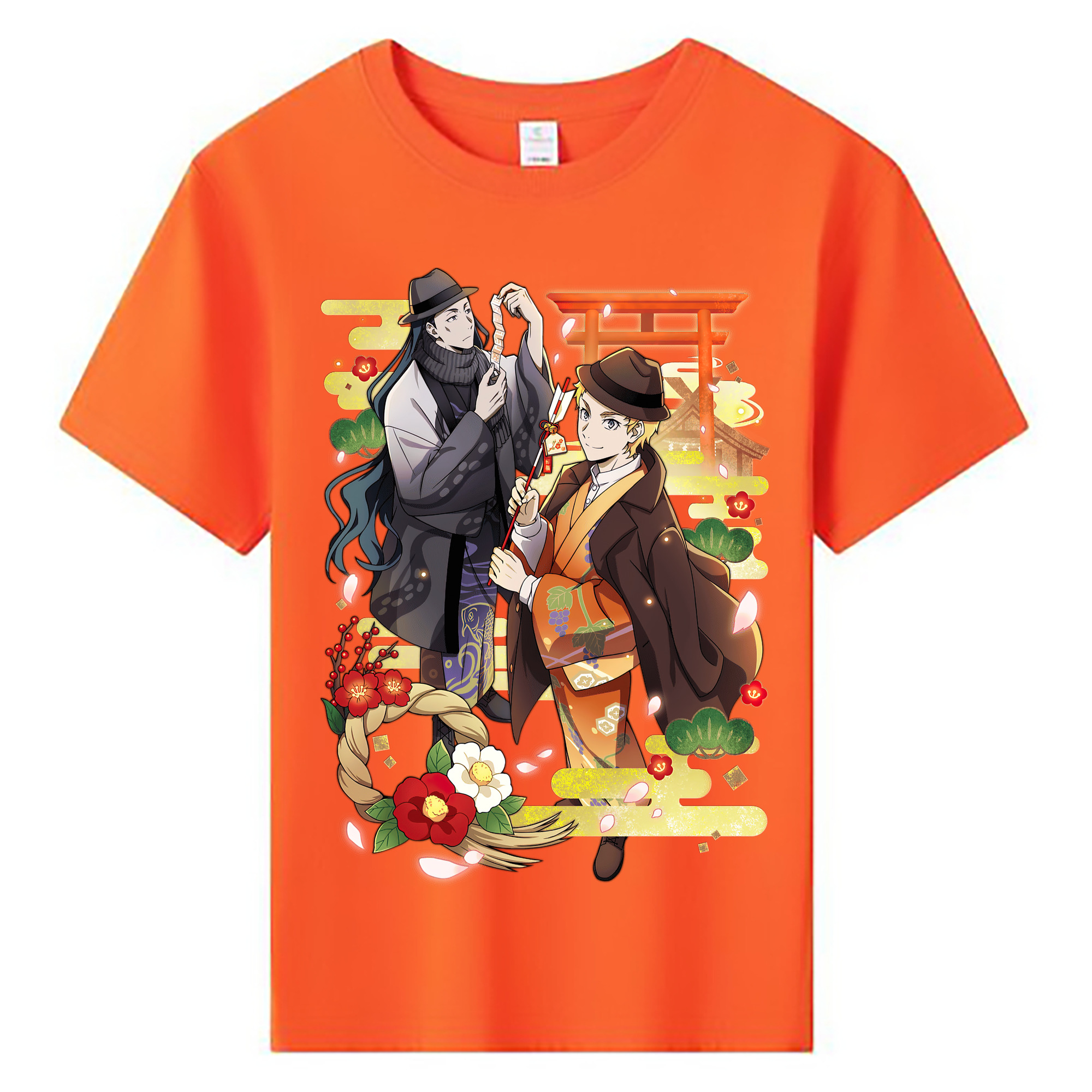 （画像用） 文豪ストレイドッグス Bungo Stray Dogs 綿100％キッズTシャツ（フロントプリント）