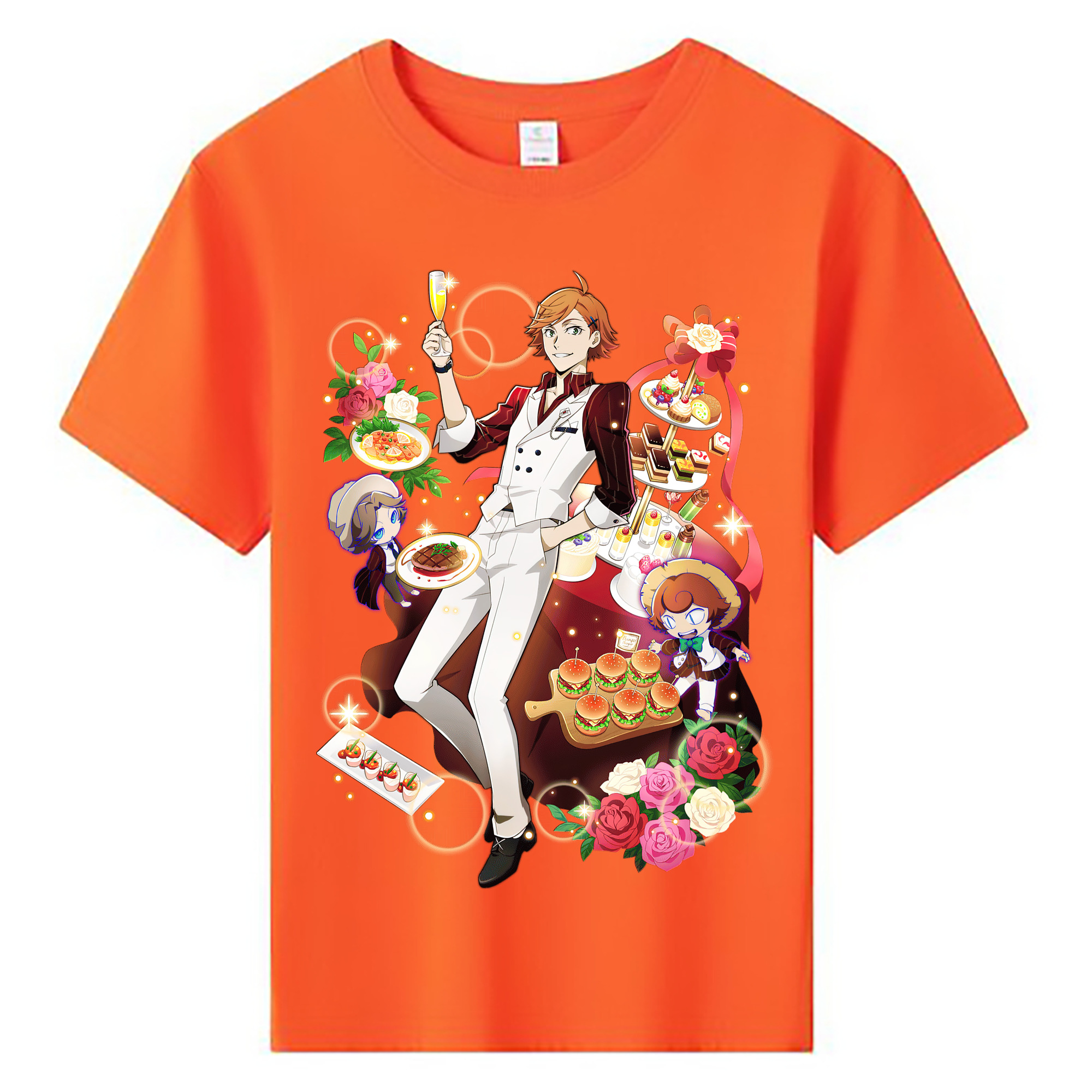 （画像用） 文豪ストレイドッグス Bungo Stray Dogs 綿100％キッズTシャツ（フロントプリント）