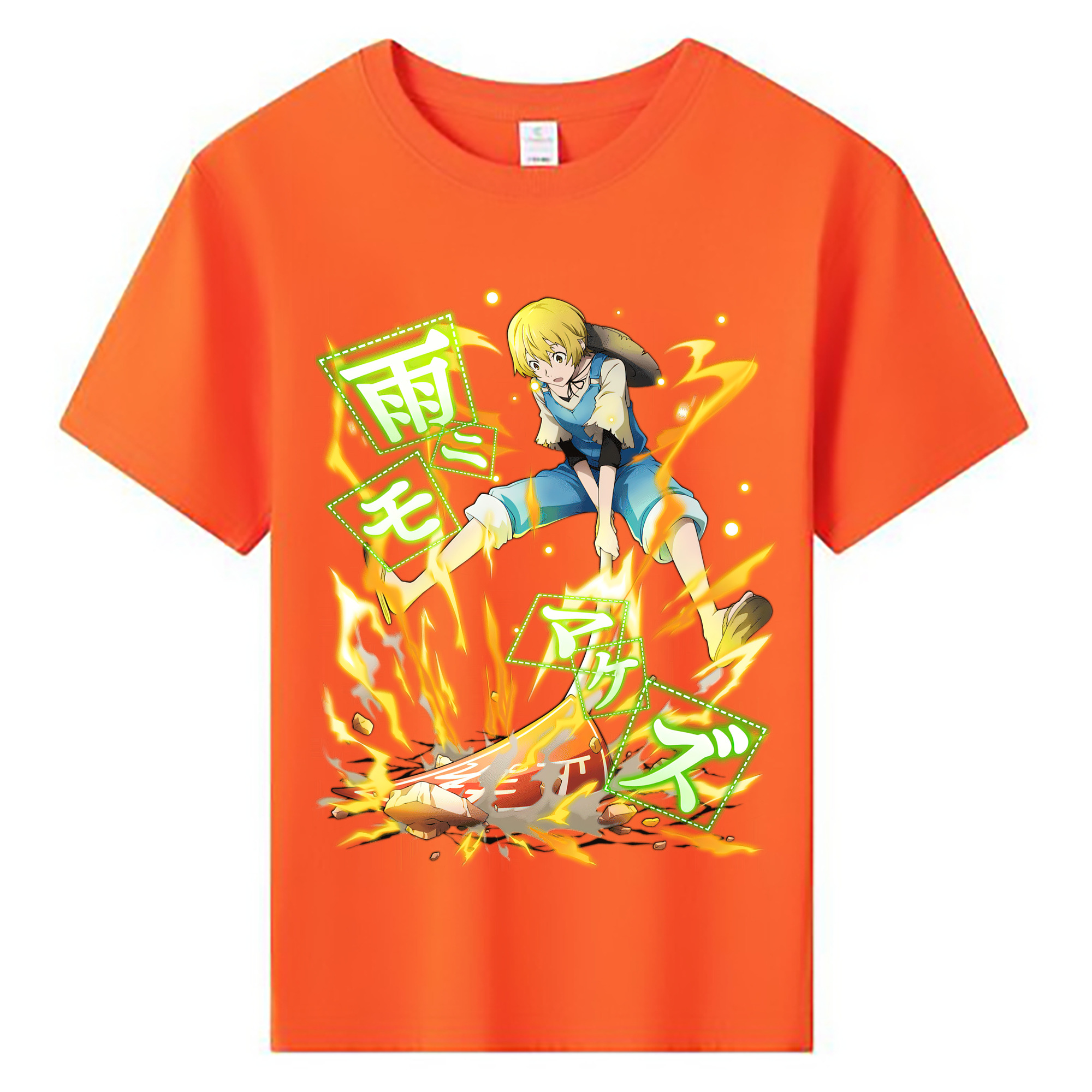 （画像用） 文豪ストレイドッグス Bungo Stray Dogs 綿100％キッズTシャツ（フロントプリント）
