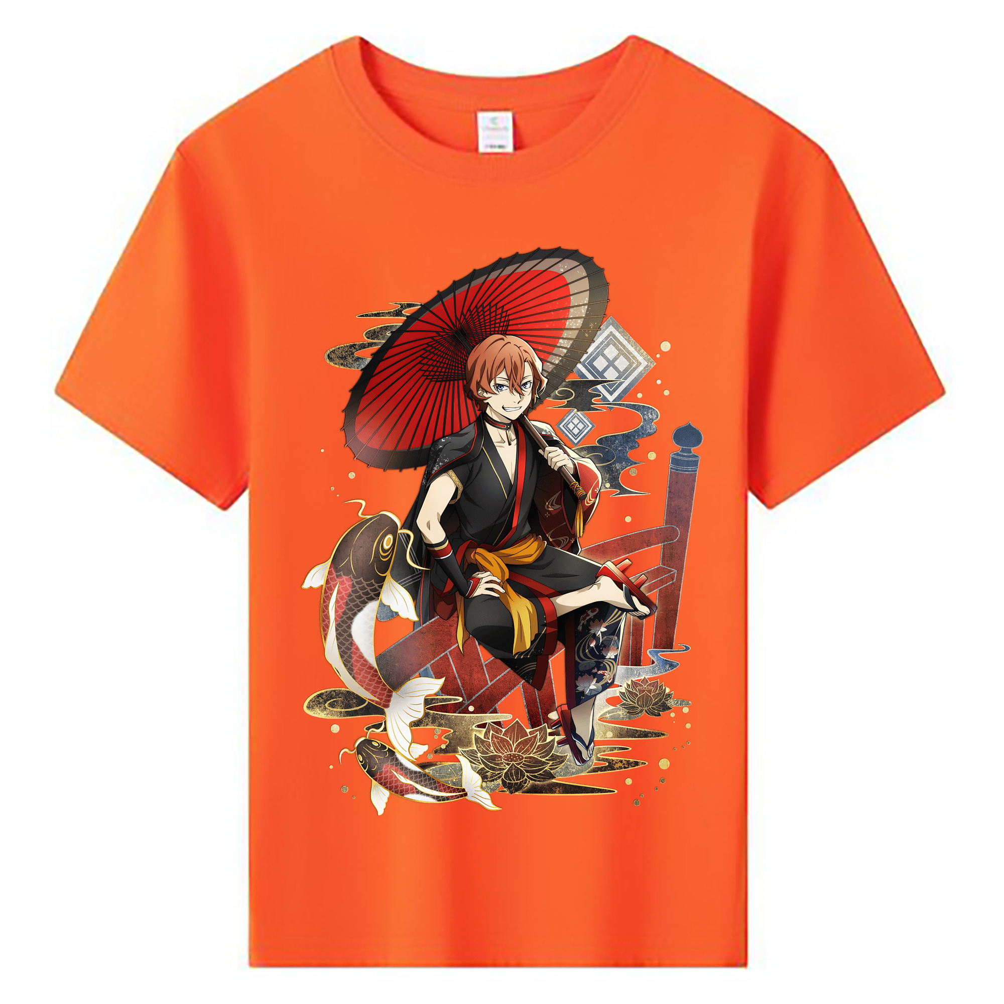 （画像用） 文豪ストレイドッグス Bungo Stray Dogs 綿100％キッズTシャツ（フロントプリント）