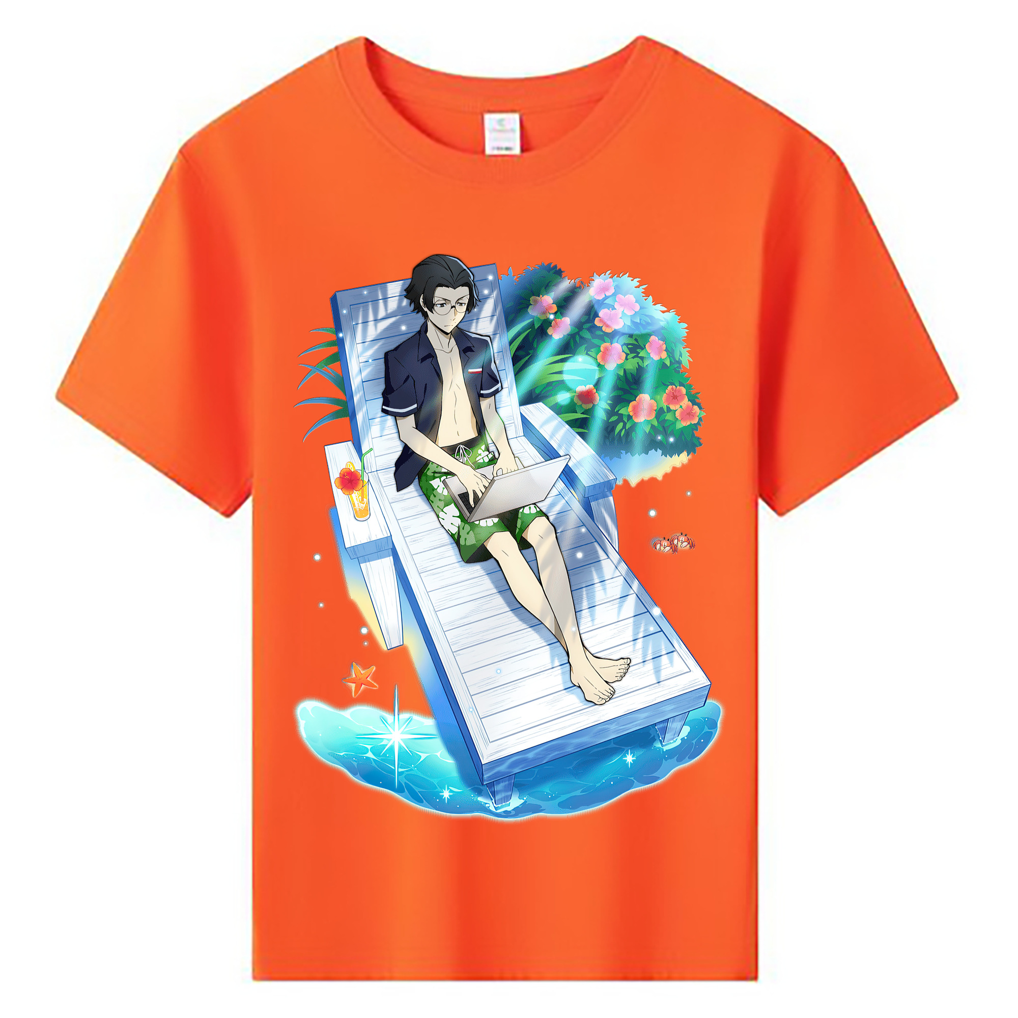 （画像用） 文豪ストレイドッグス Bungo Stray Dogs 綿100％キッズTシャツ（フロントプリント）