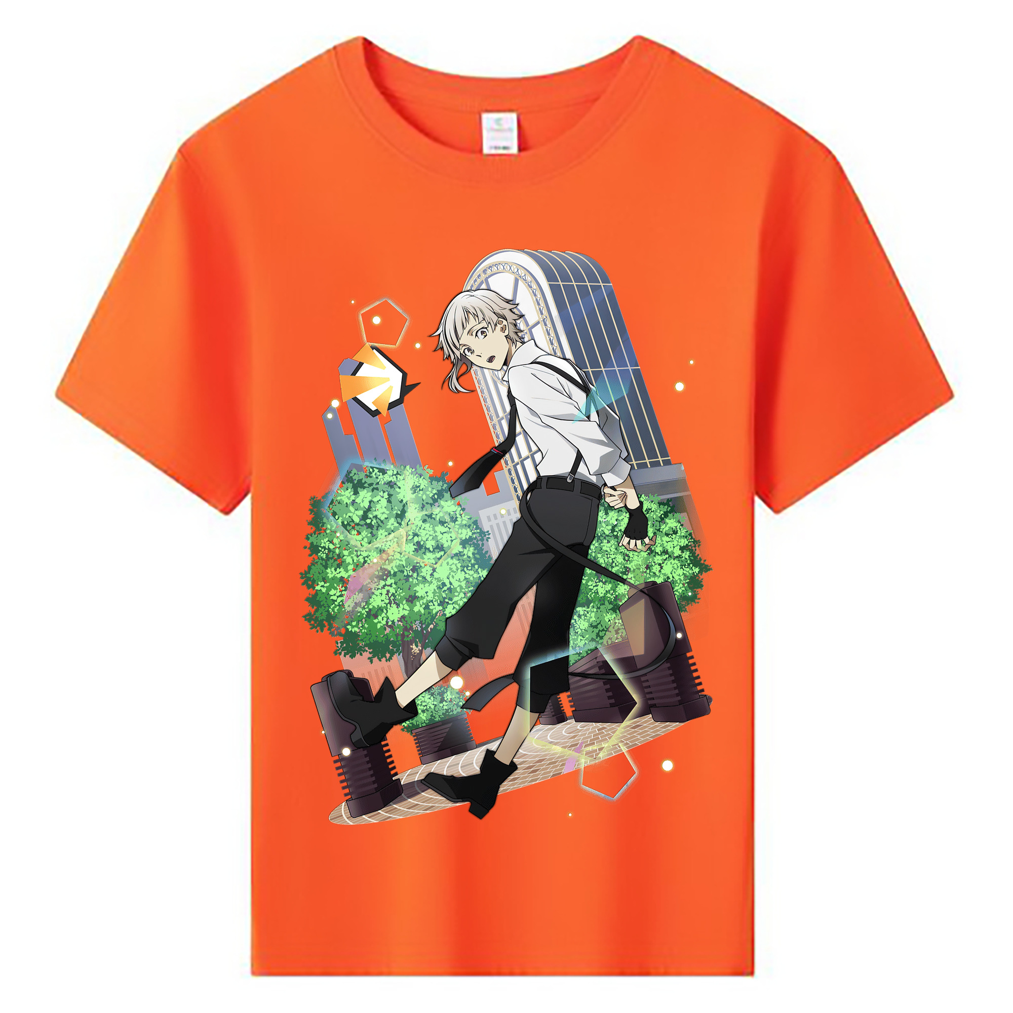 （画像用） 文豪ストレイドッグス Bungo Stray Dogs 綿100％キッズTシャツ（フロントプリント）
