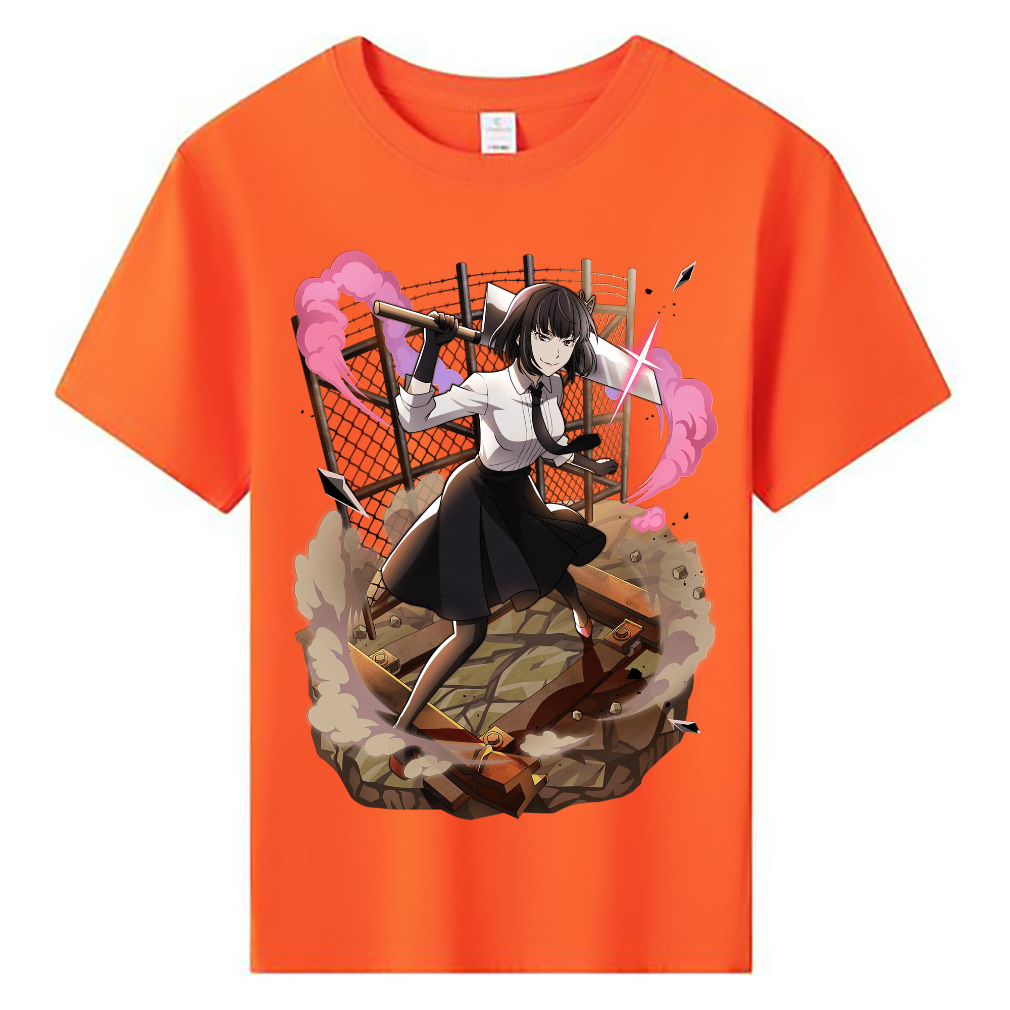 （画像用） 文豪ストレイドッグス Bungo Stray Dogs 綿100％キッズTシャツ（フロントプリント）
