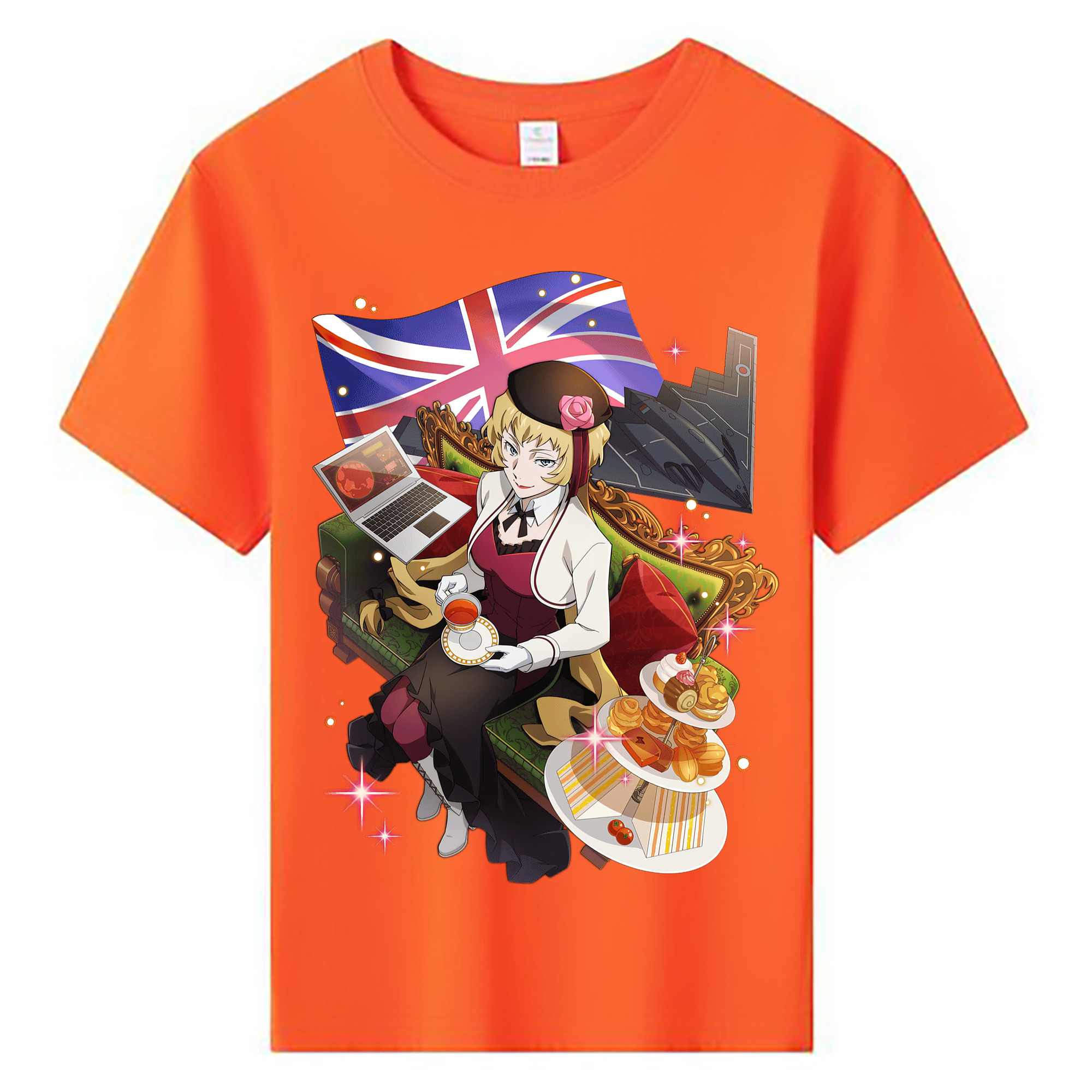 （画像用） 文豪ストレイドッグス Bungo Stray Dogs 綿100％キッズTシャツ（フロントプリント）