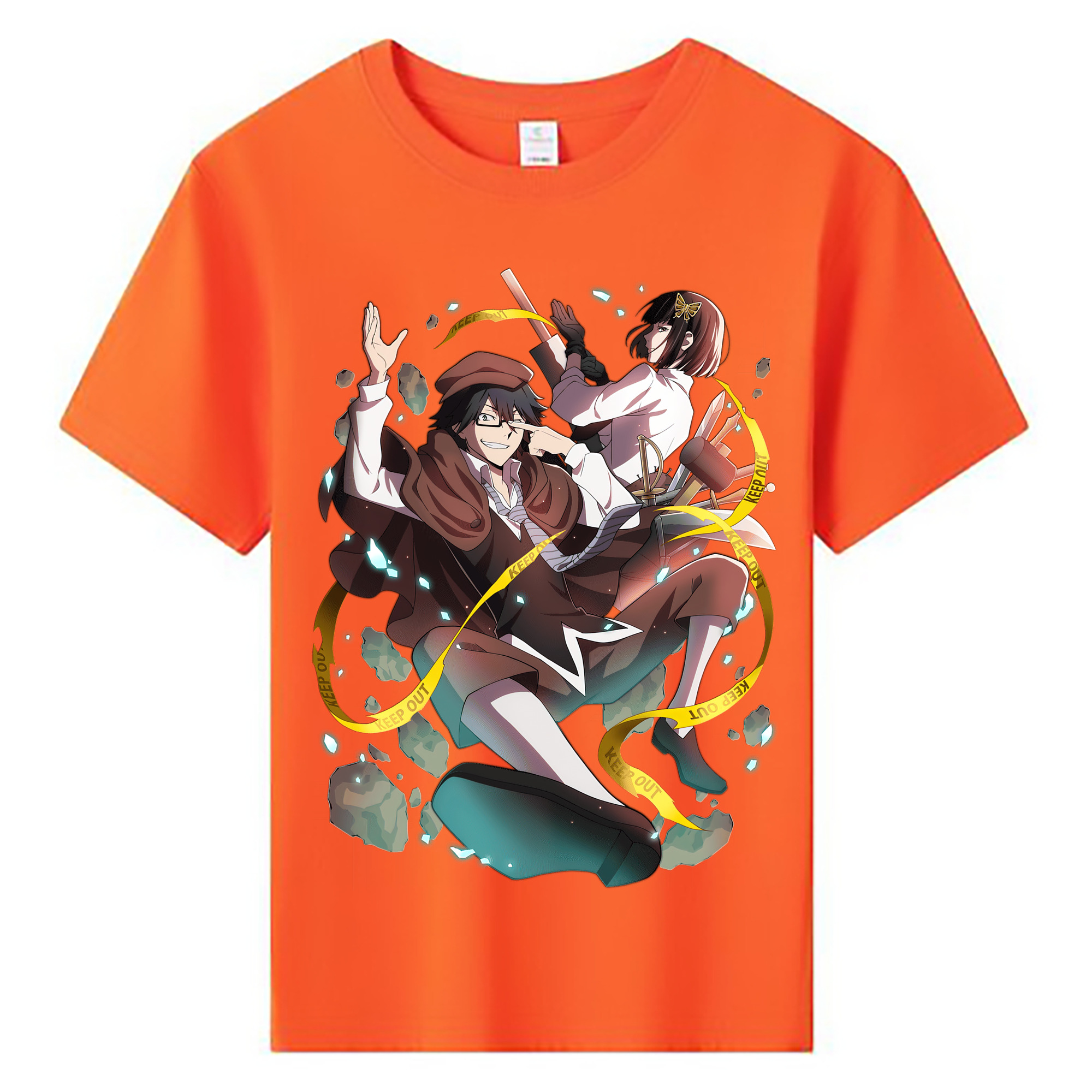（画像用） 文豪ストレイドッグス Bungo Stray Dogs 綿100％キッズTシャツ（フロントプリント）
