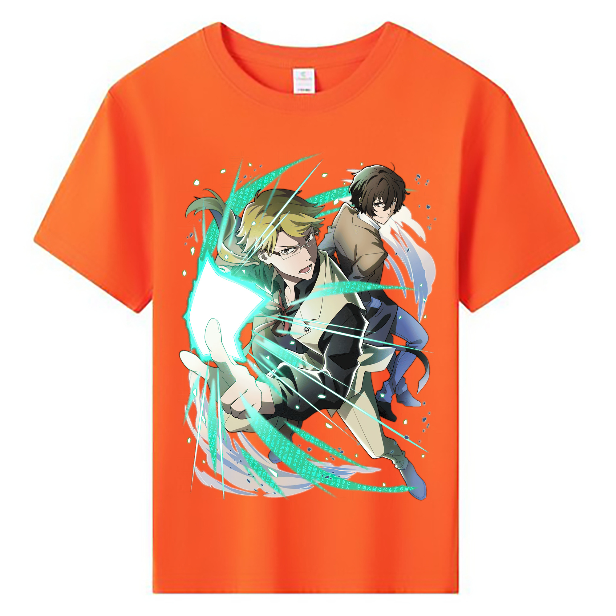 （画像用） 文豪ストレイドッグス Bungo Stray Dogs 綿100％キッズTシャツ（フロントプリント）