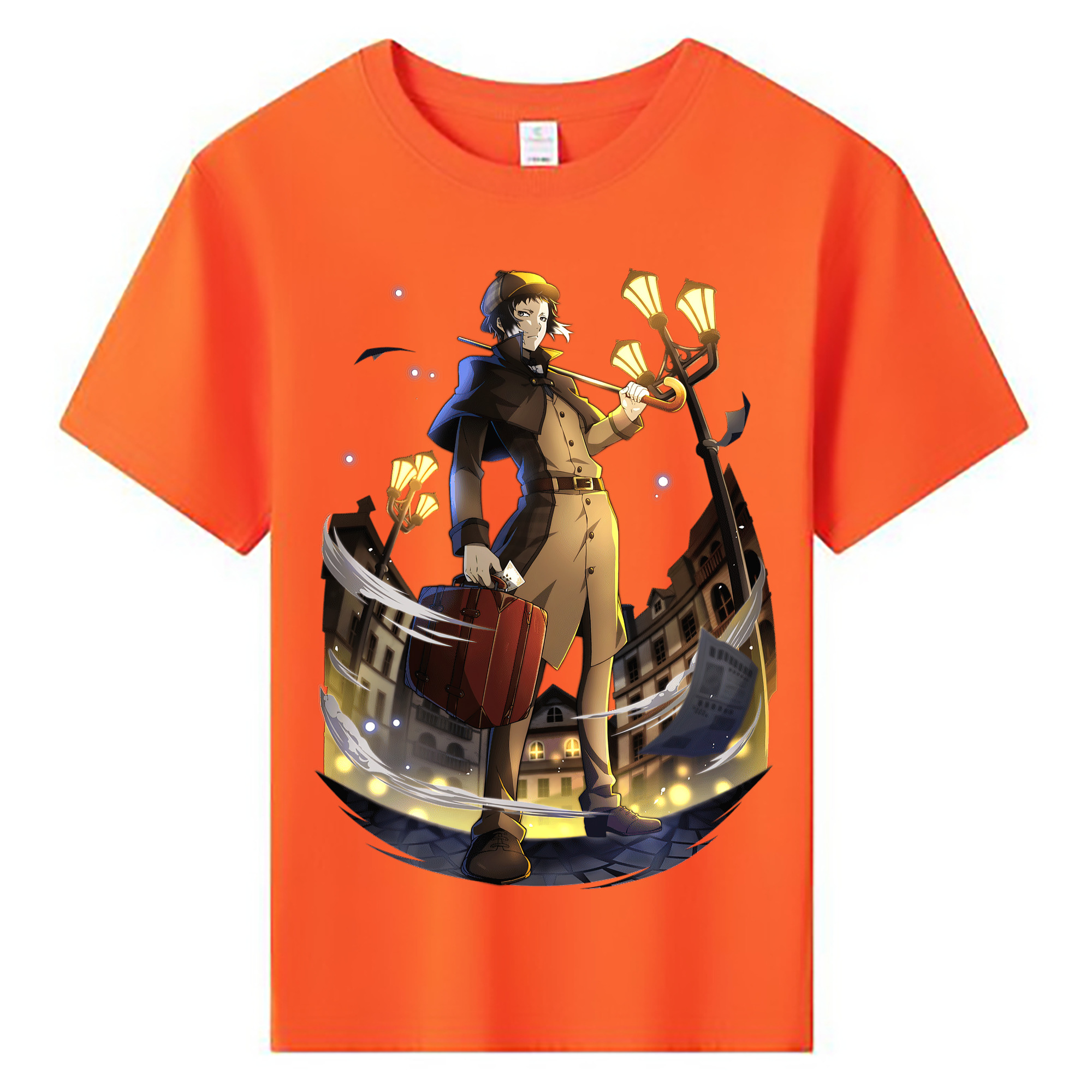 （画像用） 文豪ストレイドッグス Bungo Stray Dogs 綿100％キッズTシャツ（フロントプリント）