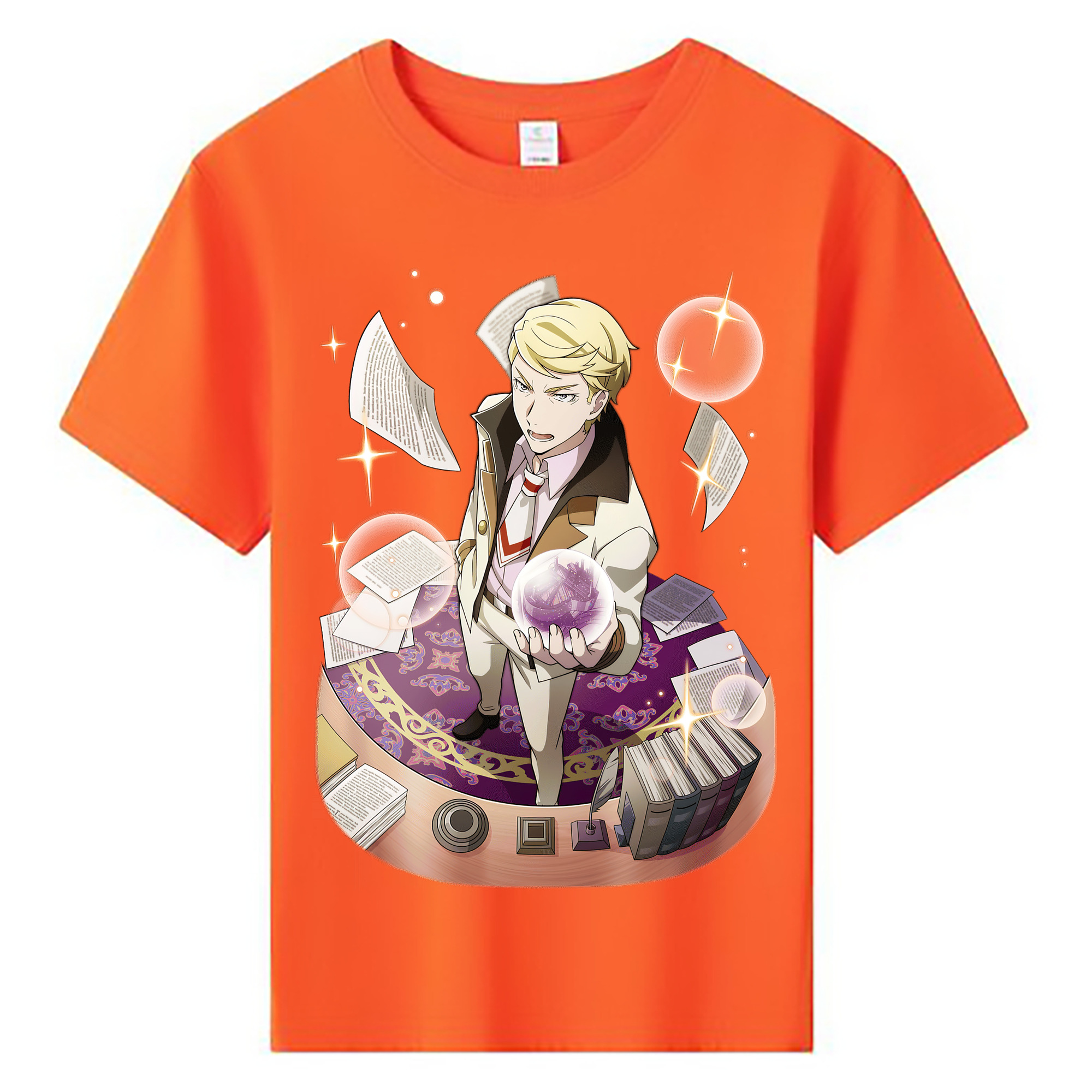 （画像用） 文豪ストレイドッグス Bungo Stray Dogs 綿100％キッズTシャツ（フロントプリント）