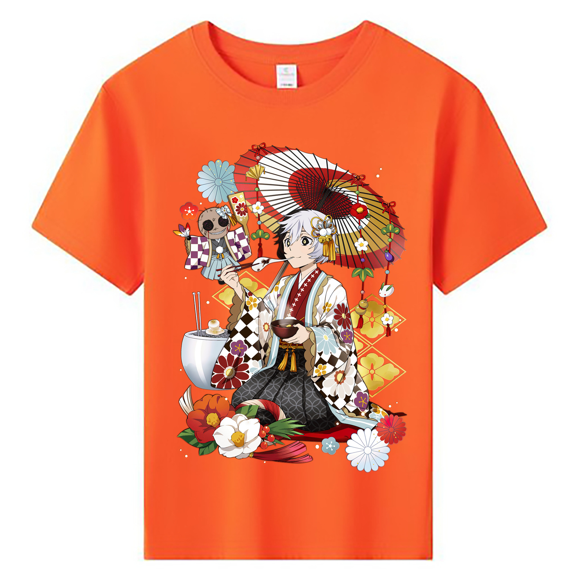 （画像用） 文豪ストレイドッグス Bungo Stray Dogs 綿100％キッズTシャツ（フロントプリント）