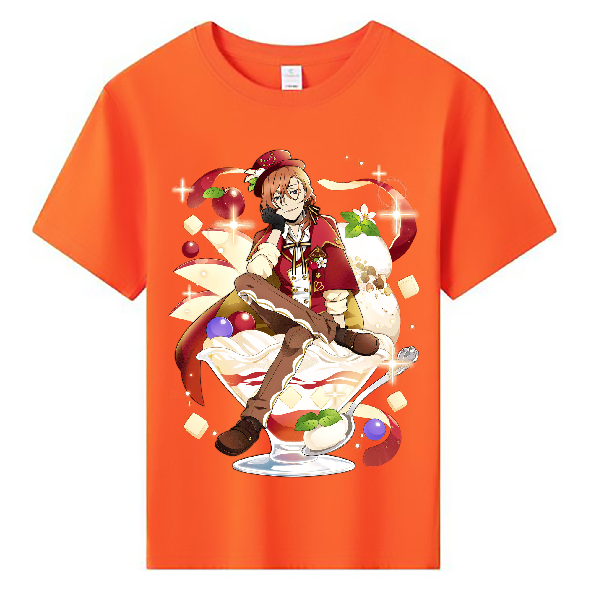 （画像用） 文豪ストレイドッグス Bungo Stray Dogs 綿100％キッズTシャツ（フロントプリント）