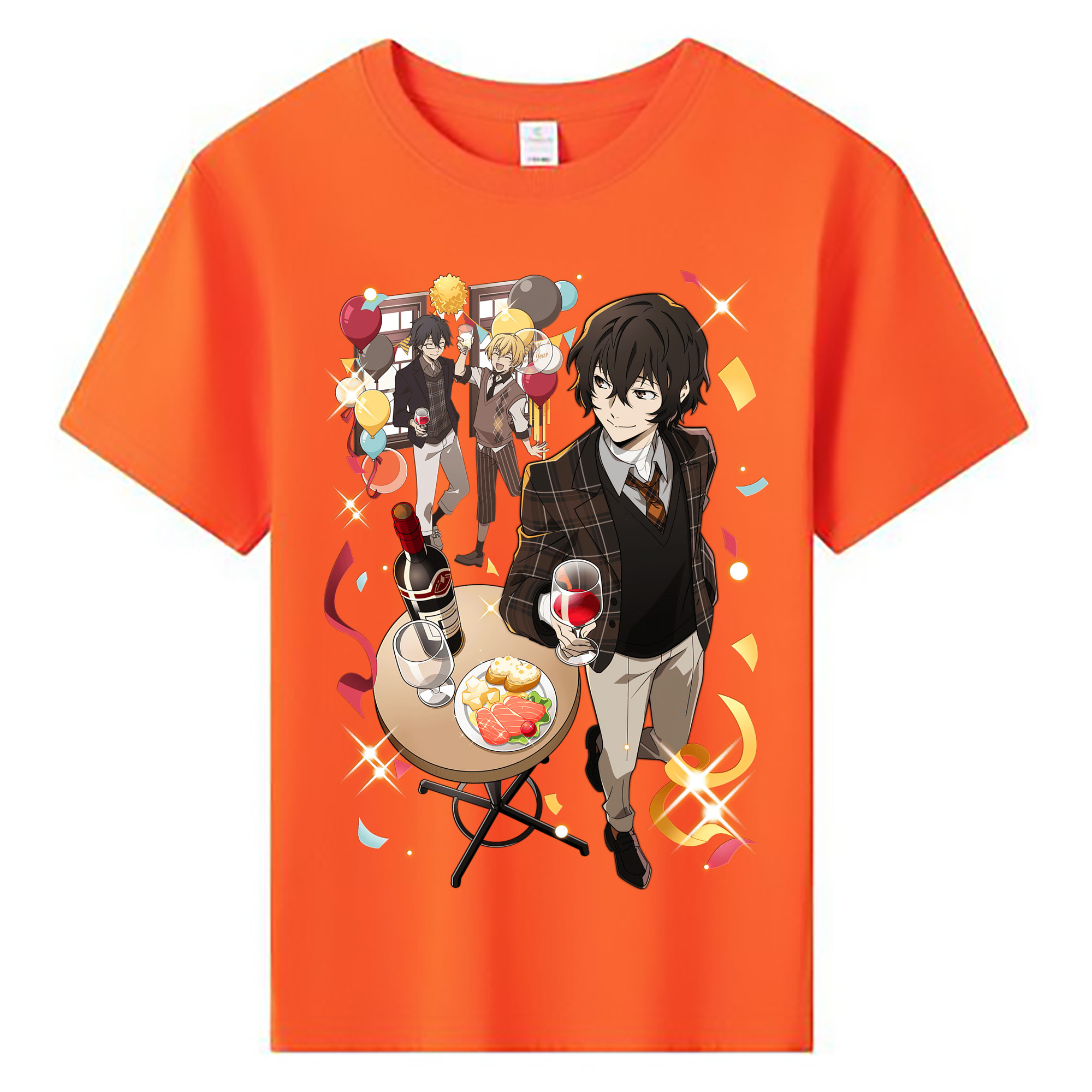 （画像用） 文豪ストレイドッグス Bungo Stray Dogs 綿100％キッズTシャツ（フロントプリント）