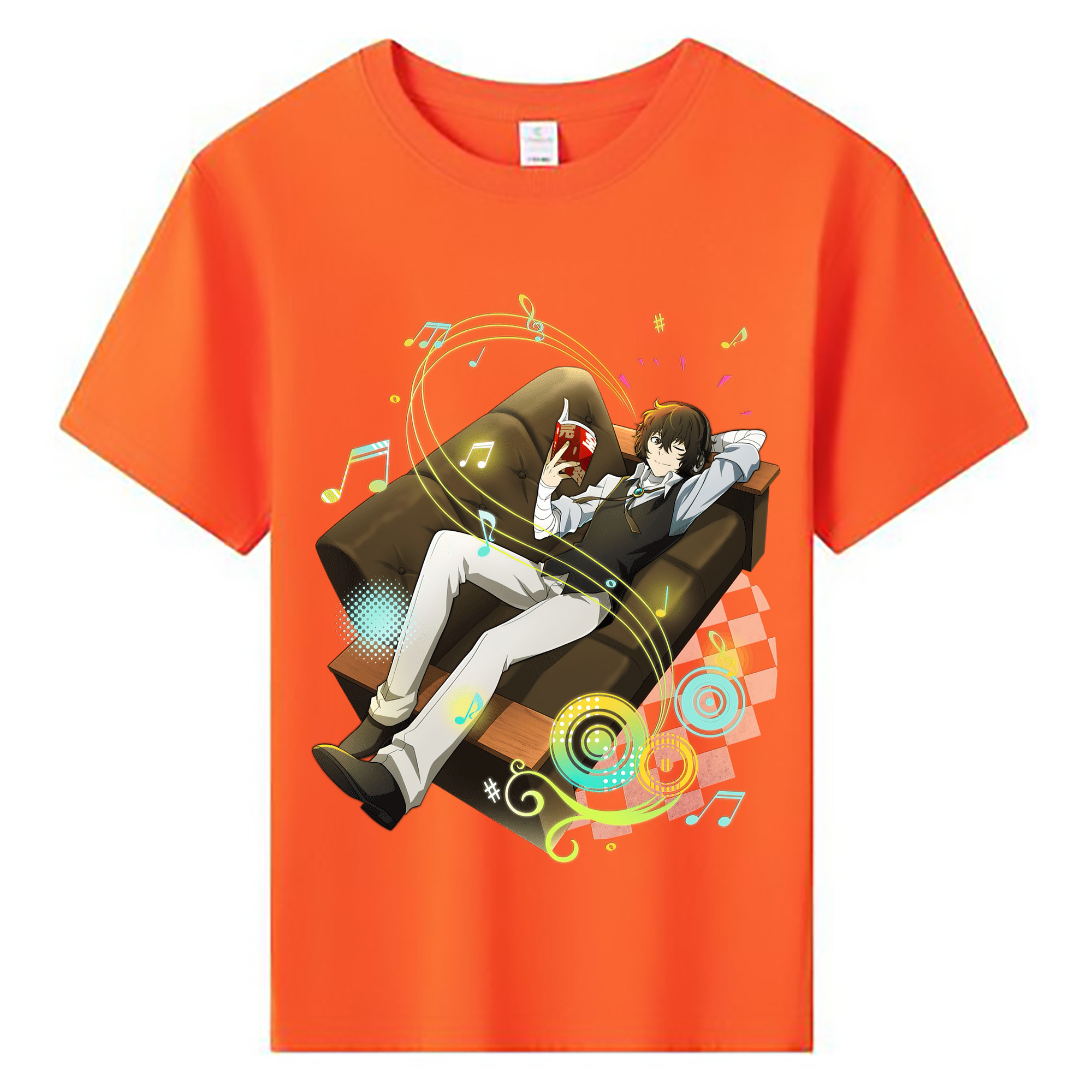 （画像用） 文豪ストレイドッグス Bungo Stray Dogs 綿100％キッズTシャツ（フロントプリント）