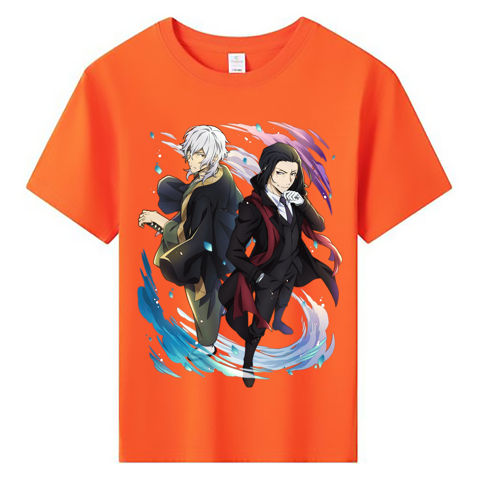 （画像用） 文豪ストレイドッグス Bungo Stray Dogs 綿100％キッズTシャツ（フロントプリント）