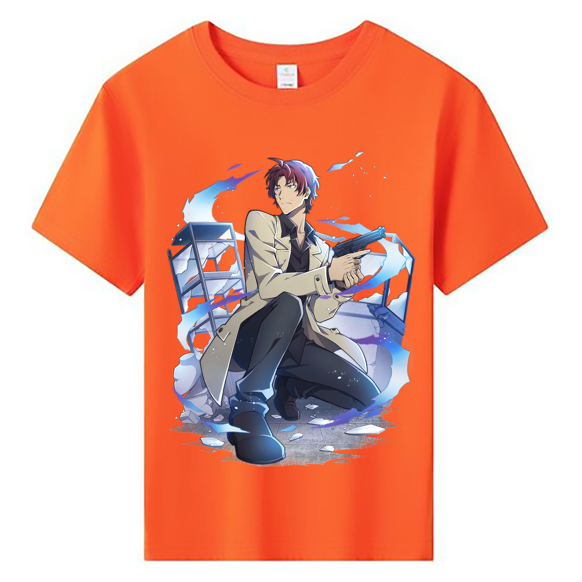 （画像用） 文豪ストレイドッグス Bungo Stray Dogs 綿100％キッズTシャツ（フロントプリント）