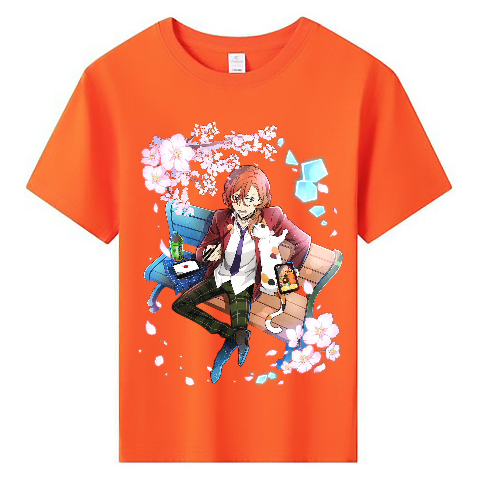 （画像用） 文豪ストレイドッグス Bungo Stray Dogs 綿100％キッズTシャツ（フロントプリント）