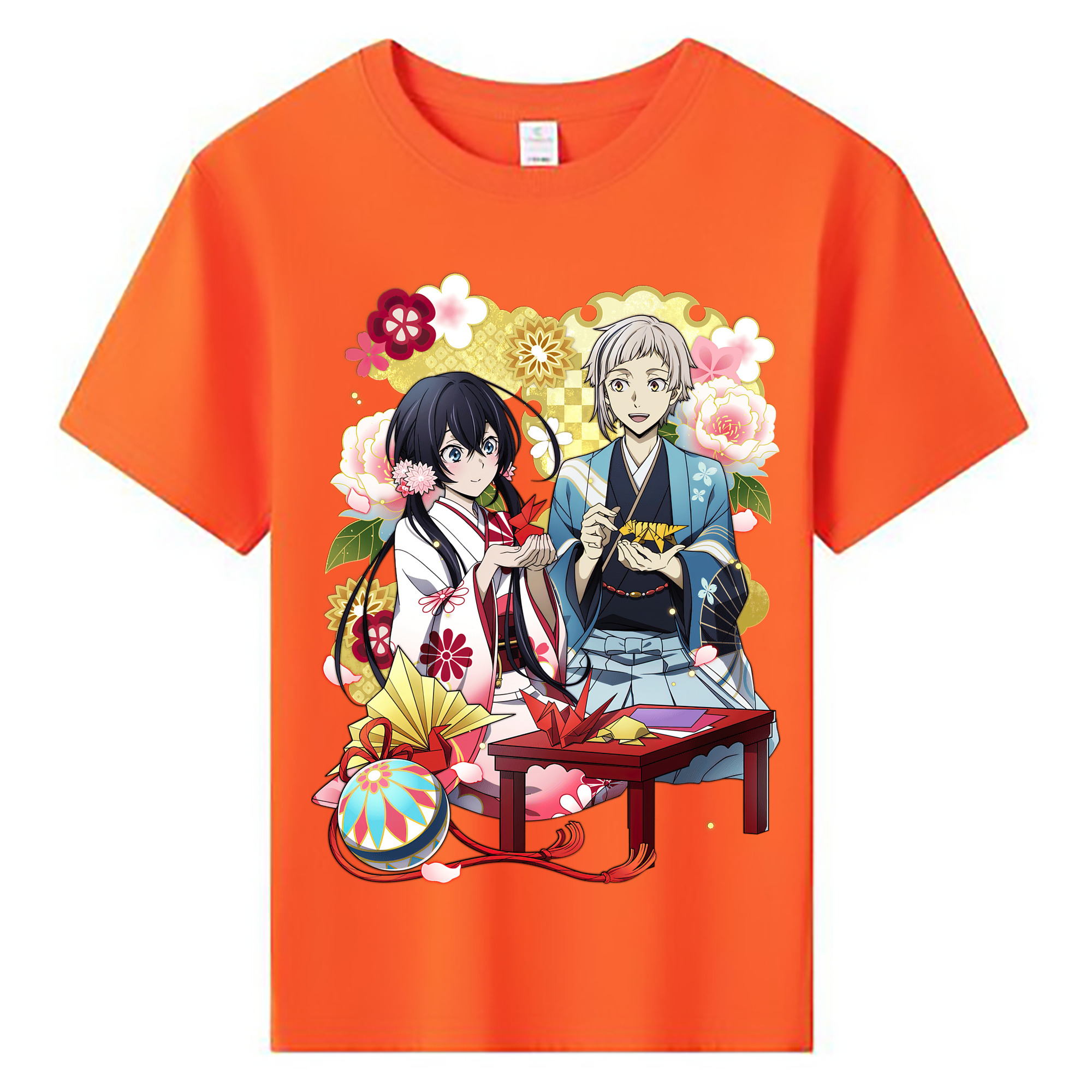 （画像用） 文豪ストレイドッグス Bungo Stray Dogs 綿100％キッズTシャツ（フロントプリント）