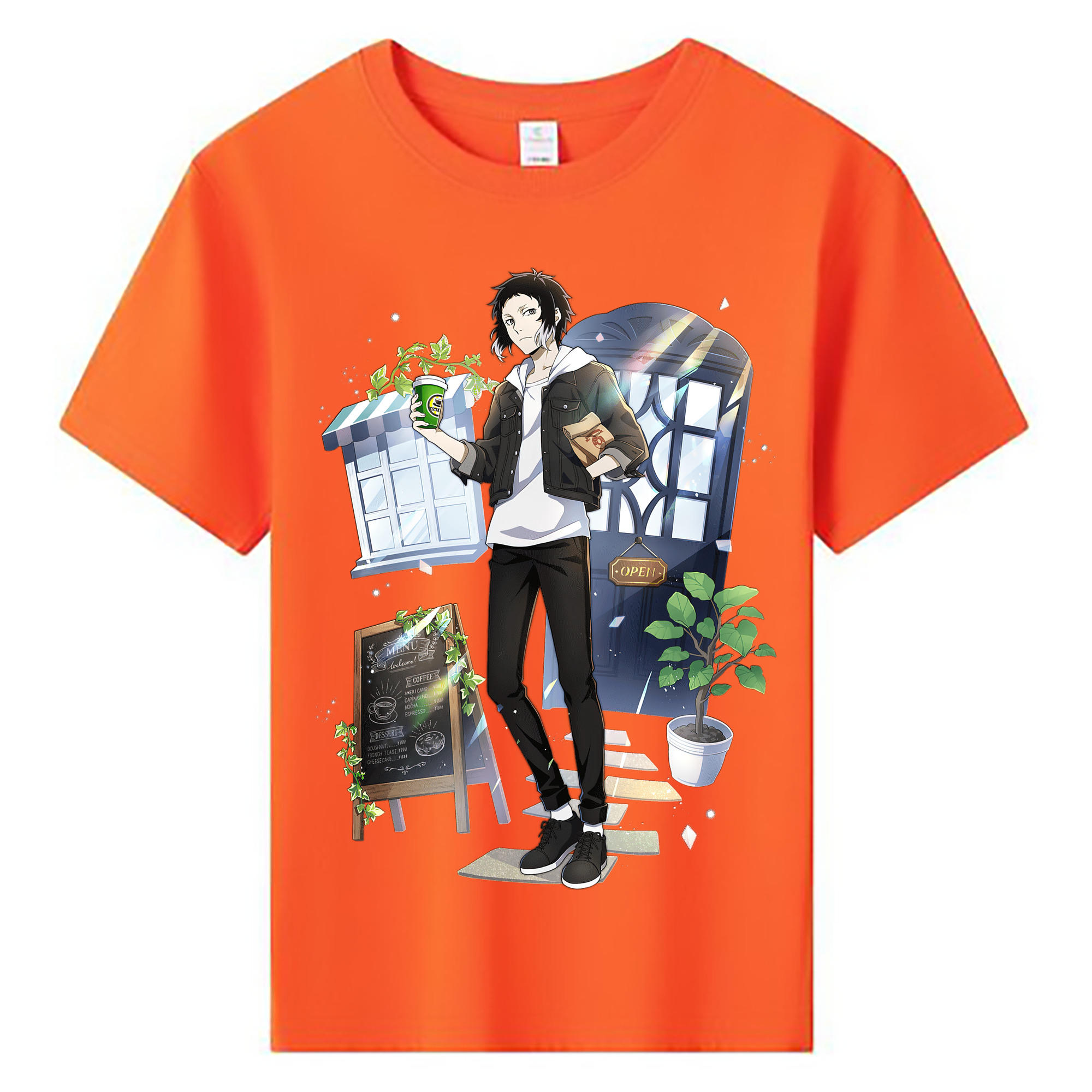（画像用） 文豪ストレイドッグス Bungo Stray Dogs 綿100％キッズTシャツ（フロントプリント）
