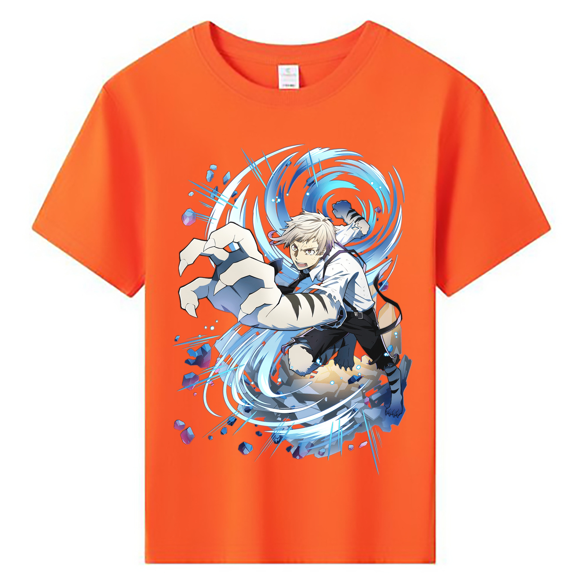 （画像用） 文豪ストレイドッグス Bungo Stray Dogs 綿100％キッズTシャツ（フロントプリント）