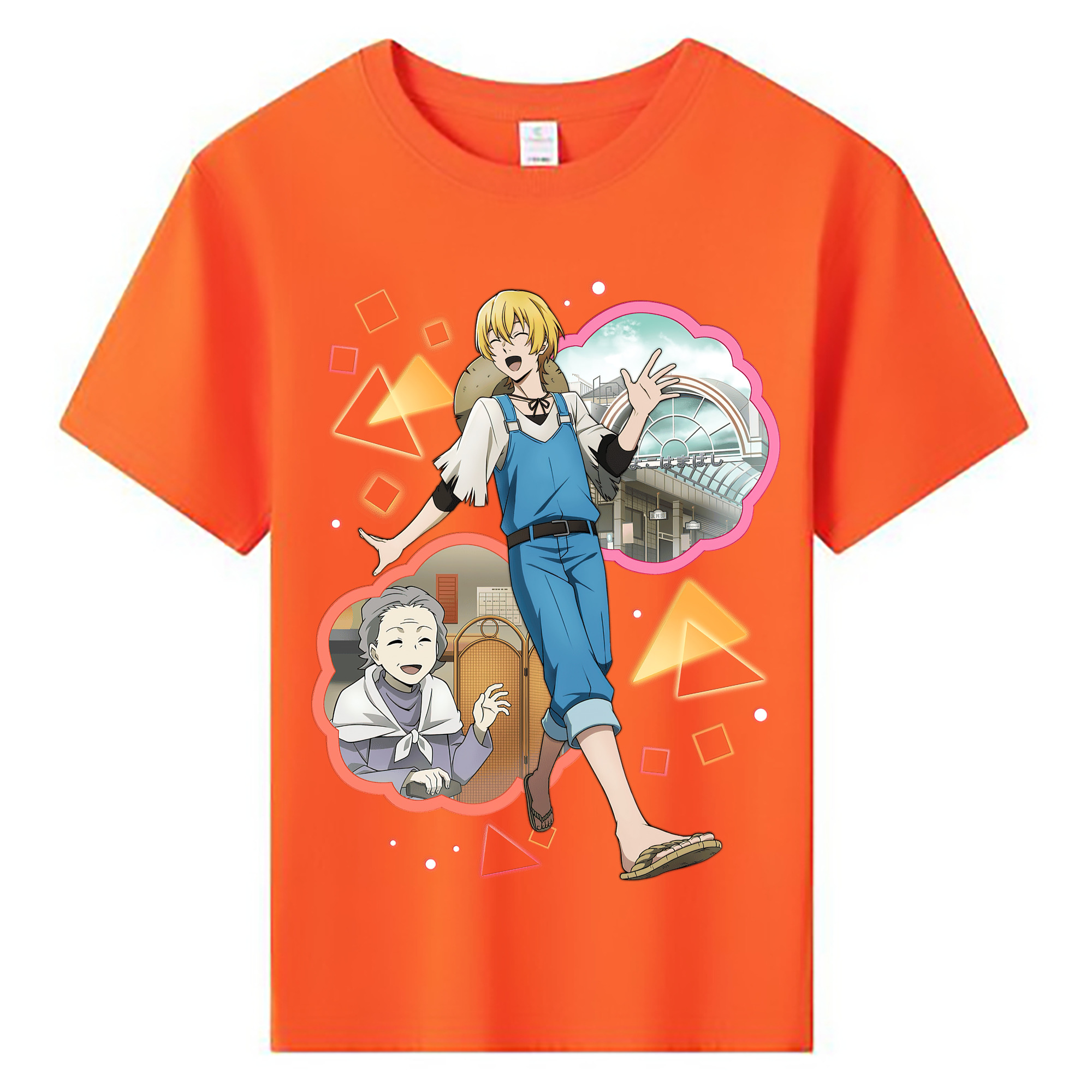 （画像用） 文豪ストレイドッグス Bungo Stray Dogs 綿100％キッズTシャツ（フロントプリント）
