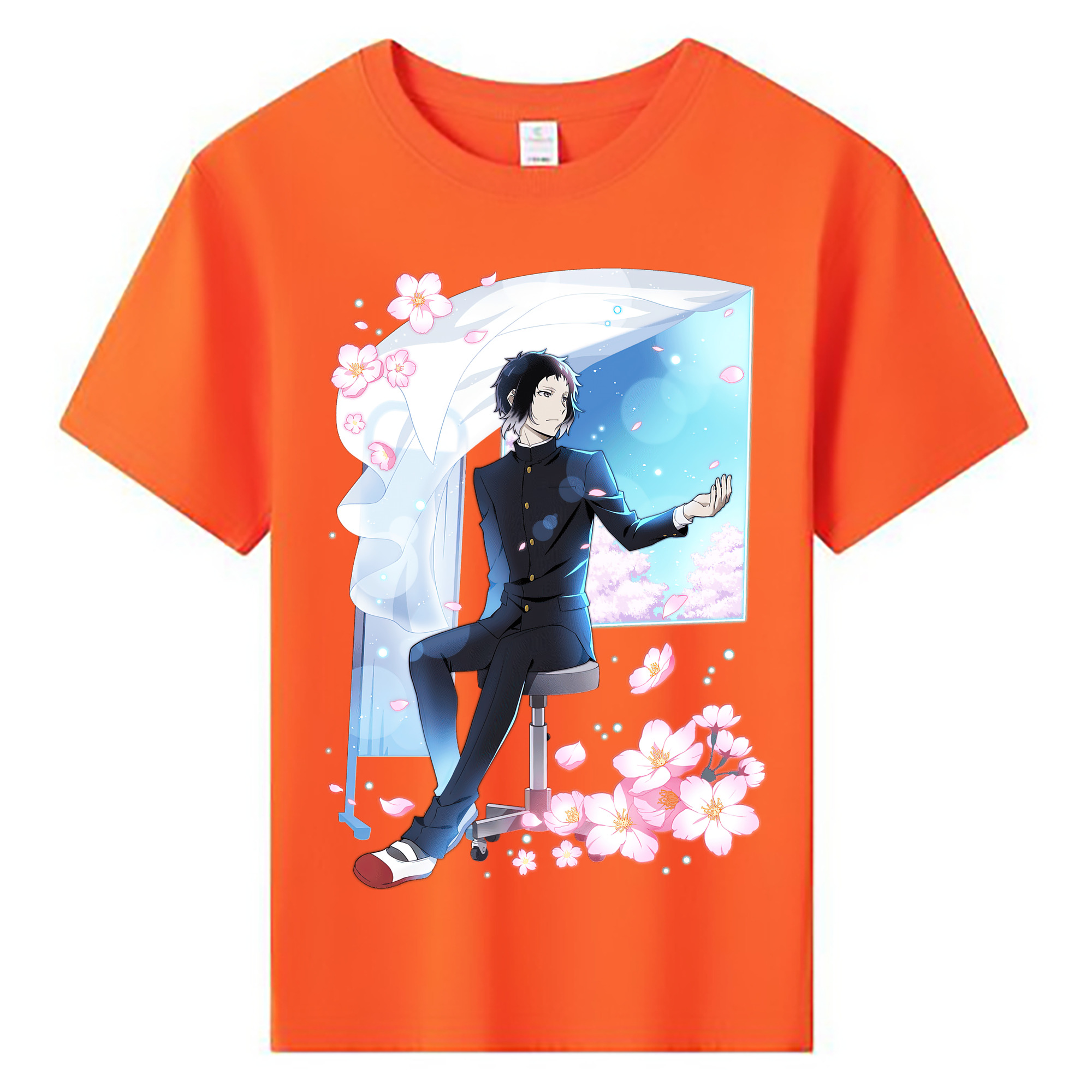 （画像用） 文豪ストレイドッグス Bungo Stray Dogs 綿100％キッズTシャツ（フロントプリント）