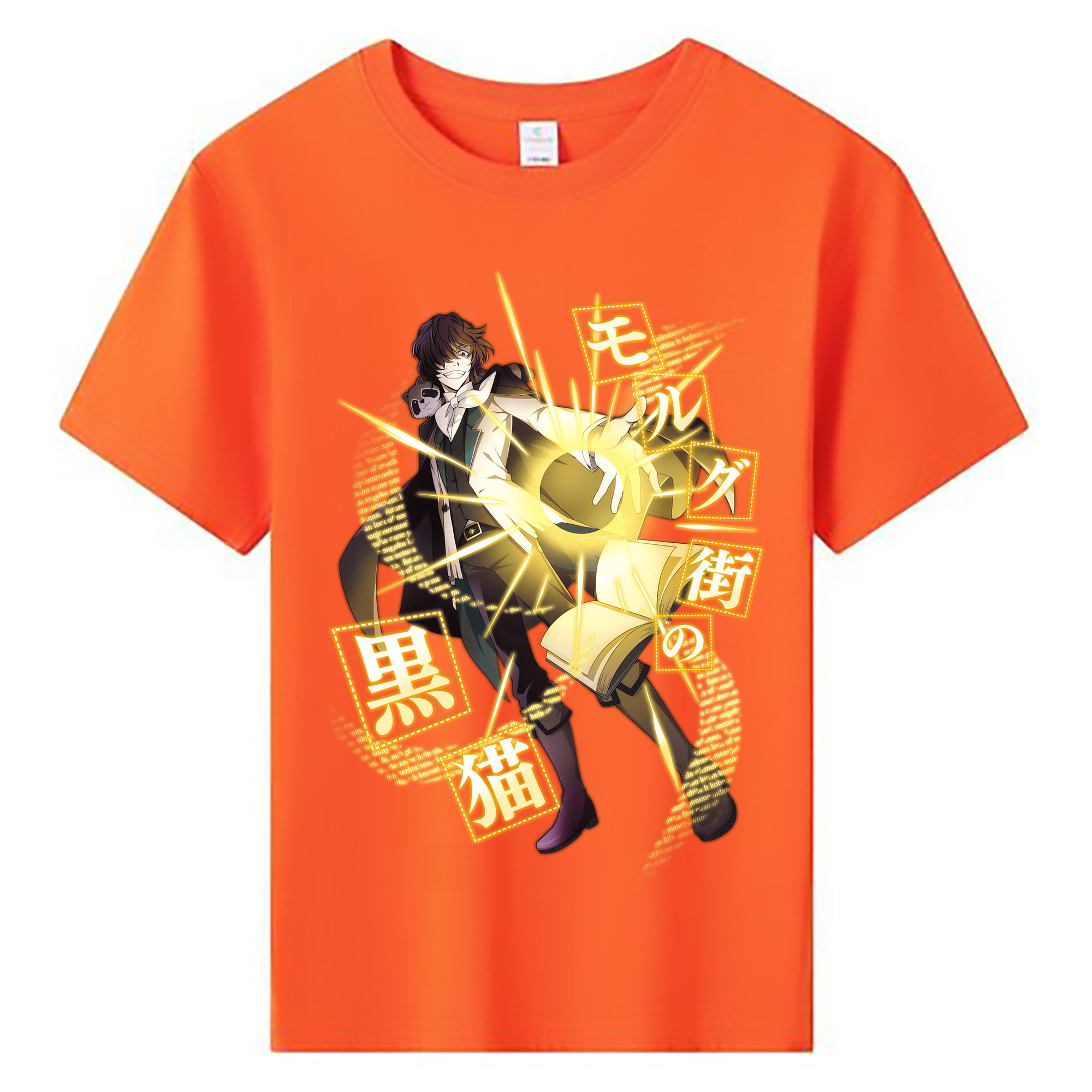（画像用） 文豪ストレイドッグス Bungo Stray Dogs 綿100％キッズTシャツ（フロントプリント）