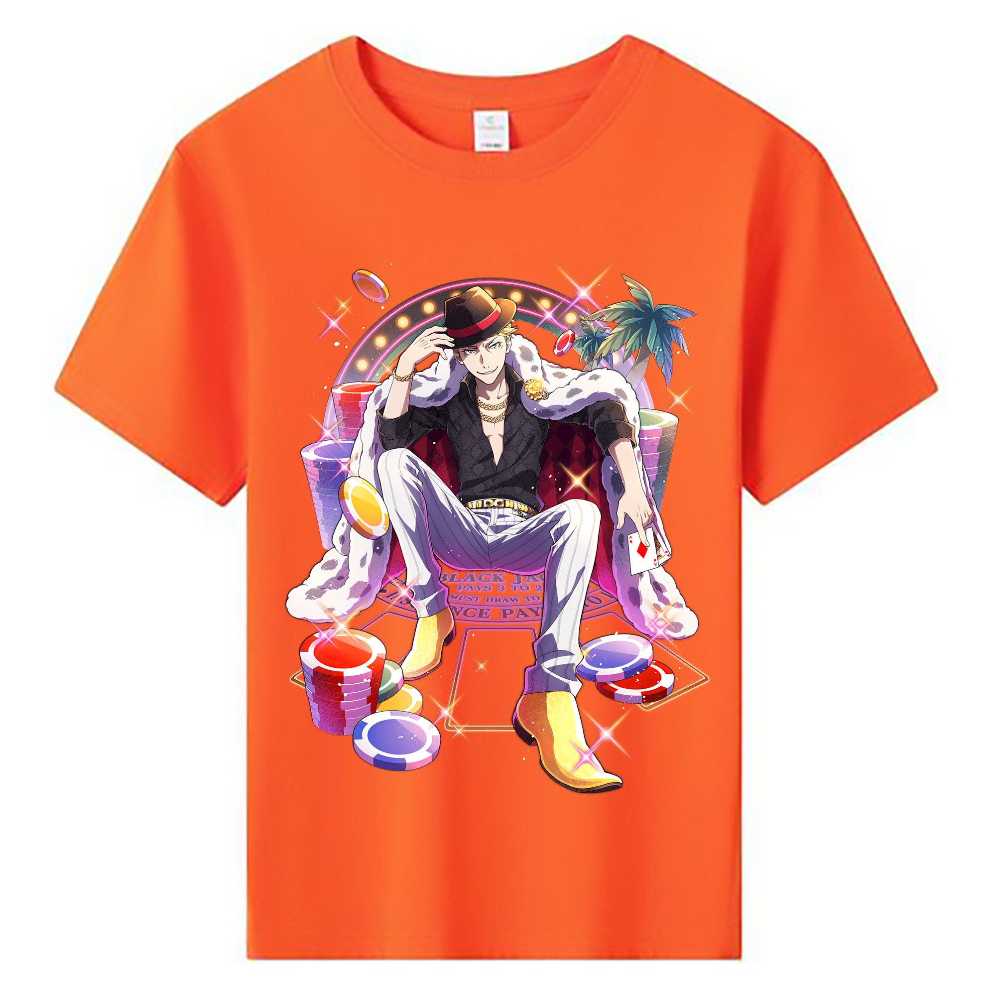 文豪ストレイドッグス Bungo Stray Dogs 綿100％キッズTシャツ（フロントプリント）