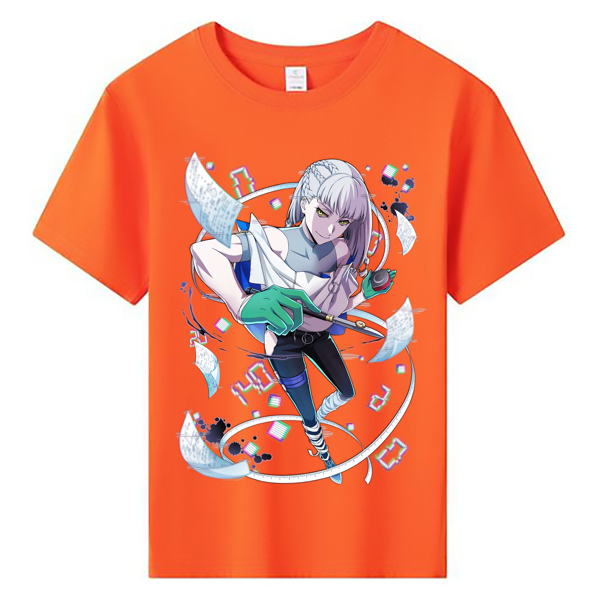 （画像用） 文豪ストレイドッグス Bungo Stray Dogs 綿100％キッズTシャツ（フロントプリント）