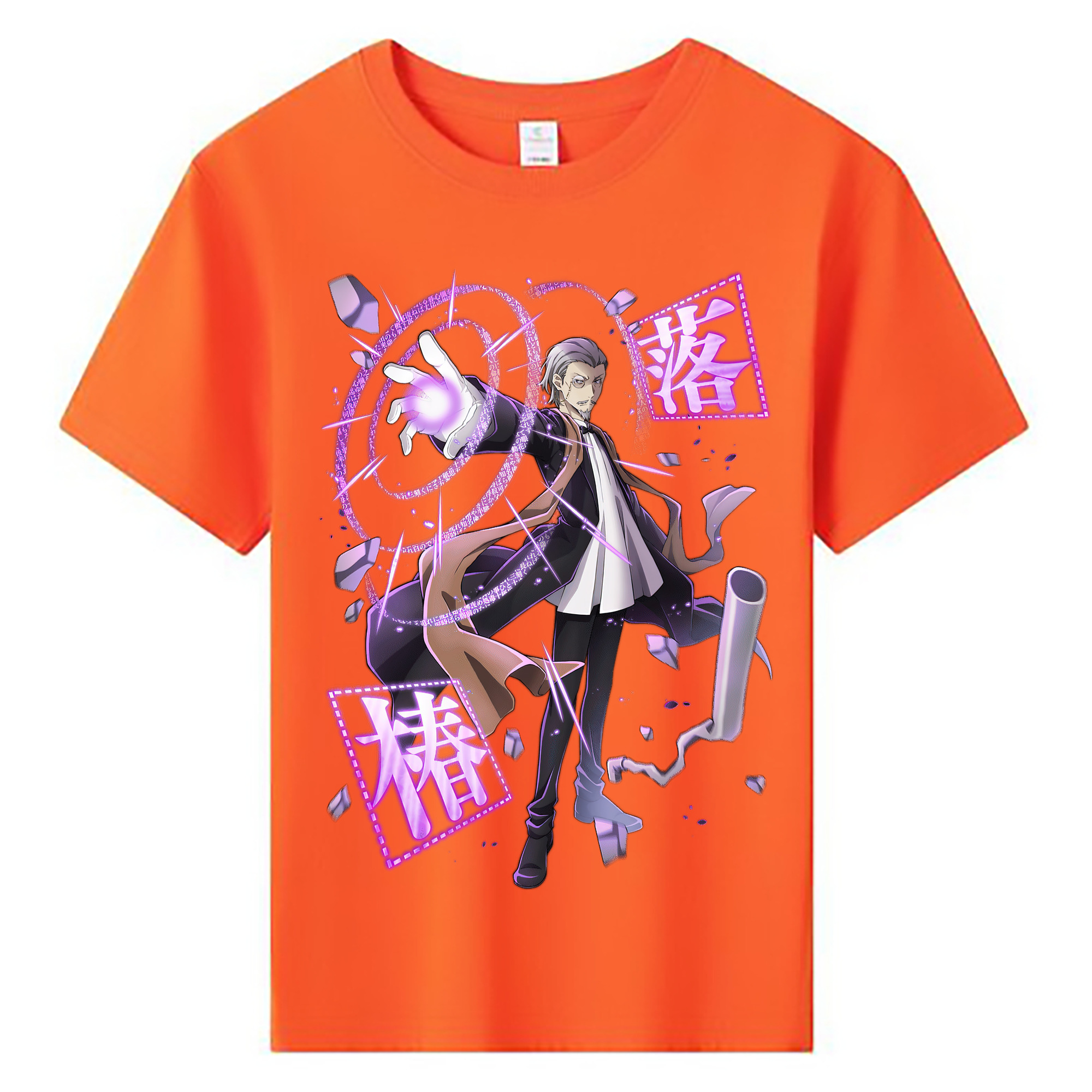 （画像用） 文豪ストレイドッグス Bungo Stray Dogs 綿100％キッズTシャツ（フロントプリント）
