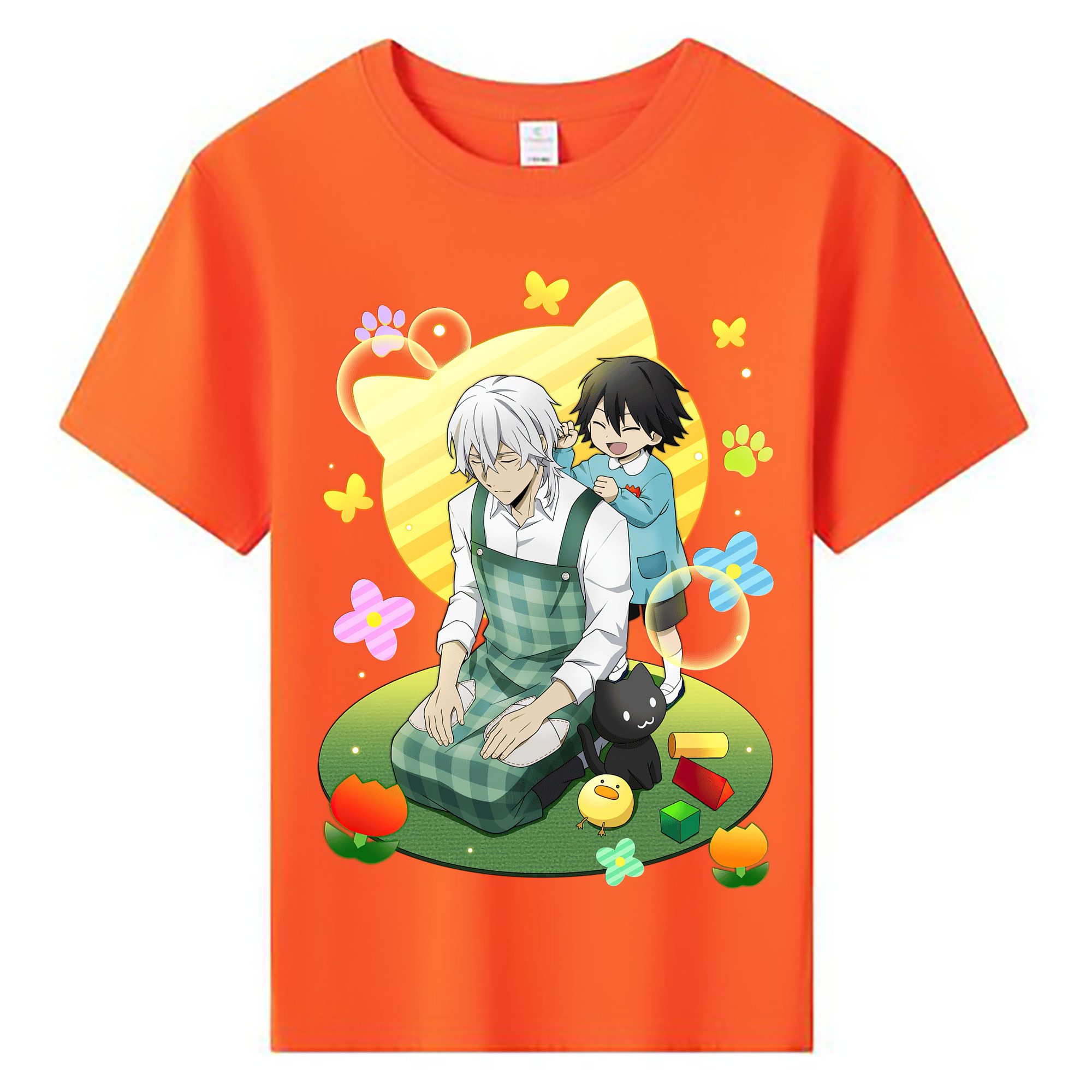 （画像用） 文豪ストレイドッグス Bungo Stray Dogs 綿100％キッズTシャツ（フロントプリント）