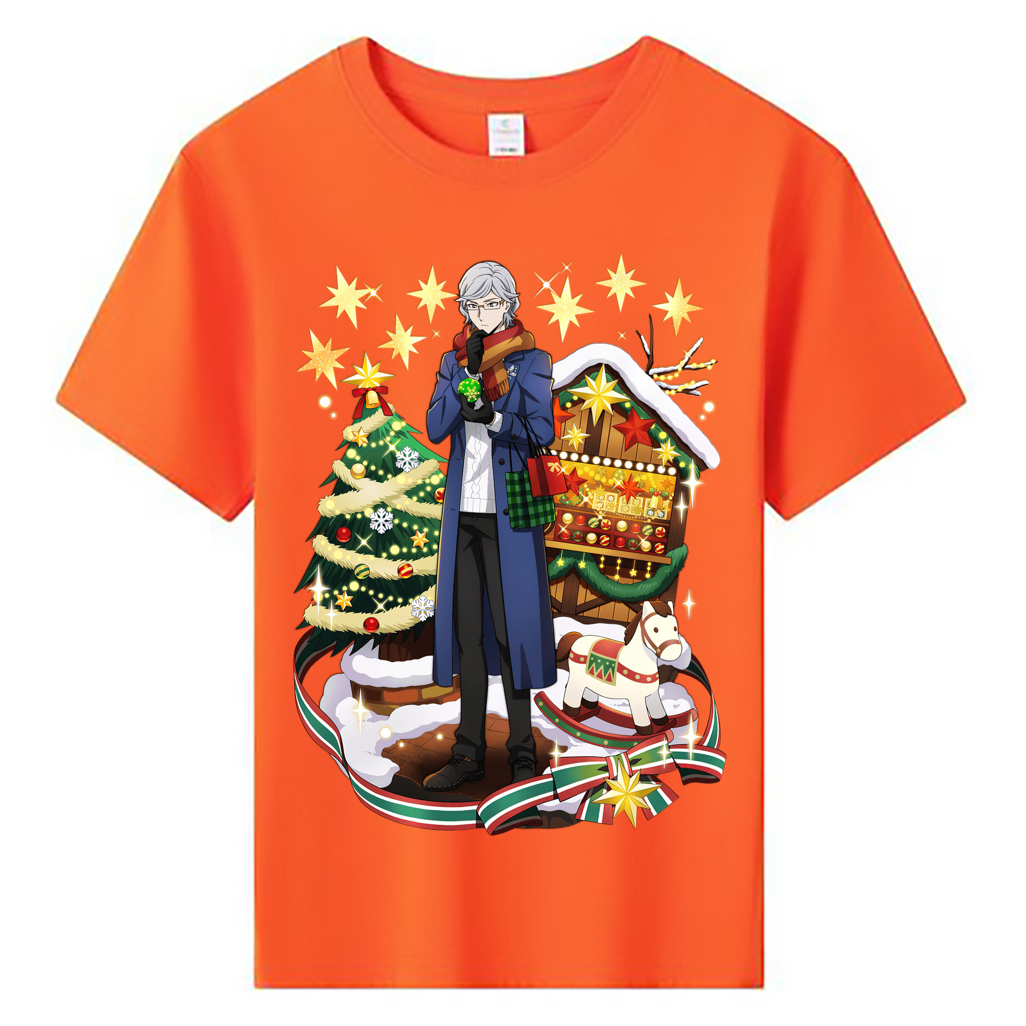 （画像用） 文豪ストレイドッグス Bungo Stray Dogs 綿100％キッズTシャツ（フロントプリント）