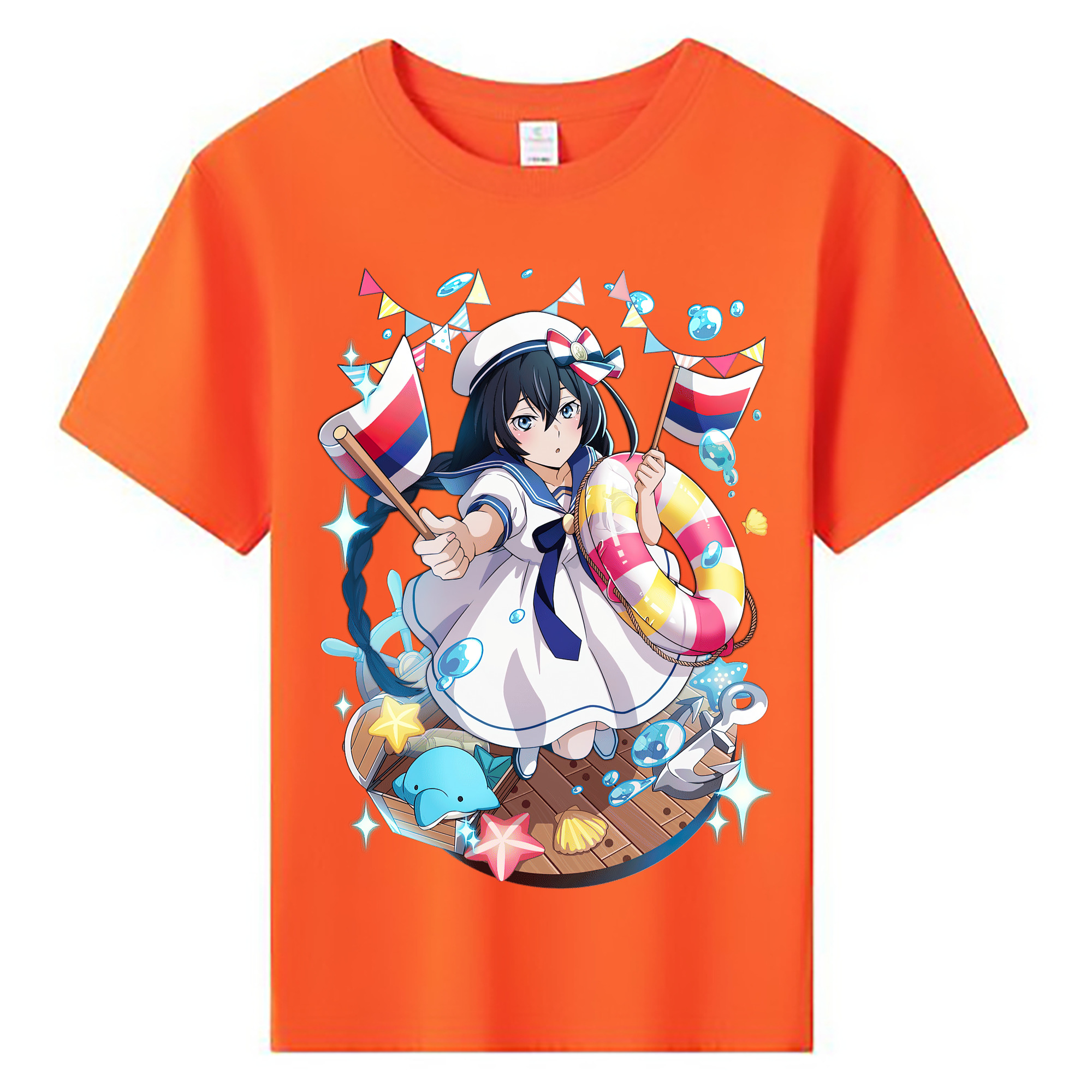 （画像用） 文豪ストレイドッグス Bungo Stray Dogs 綿100％キッズTシャツ（フロントプリント）