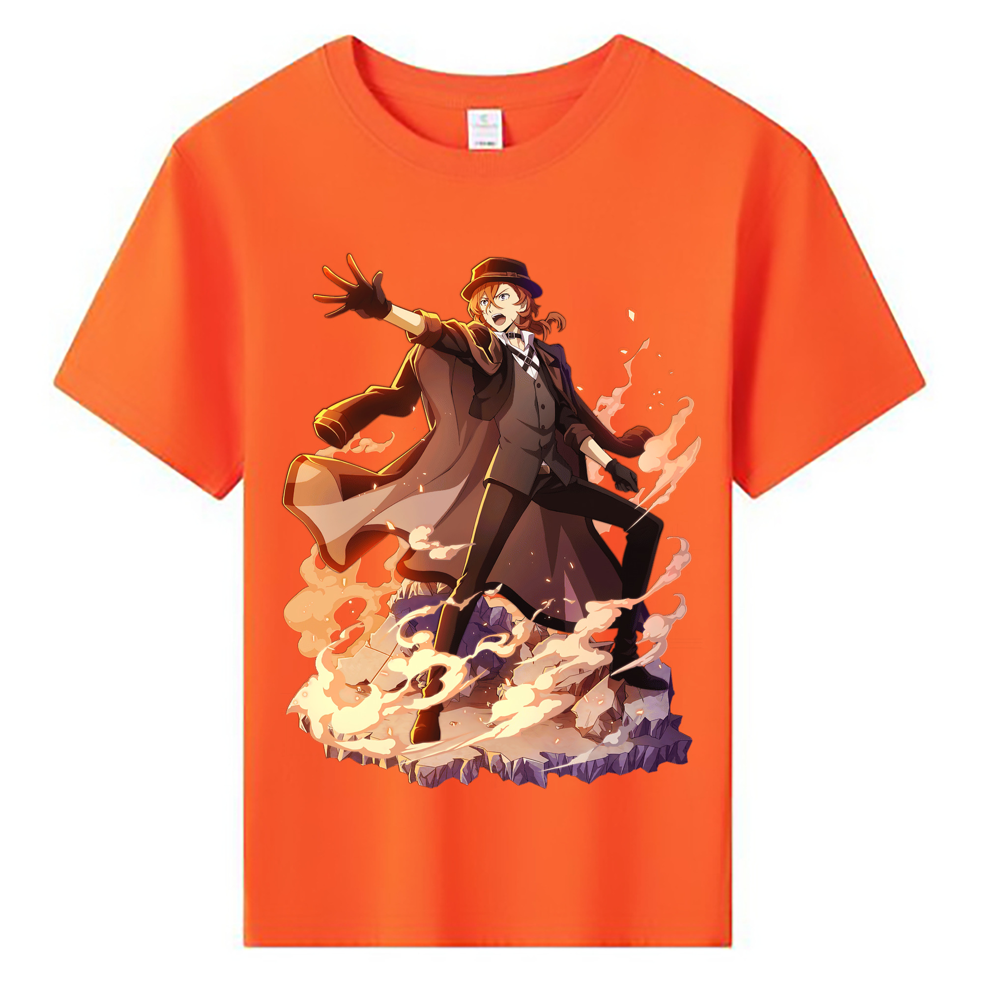 （画像用） 文豪ストレイドッグス Bungo Stray Dogs 綿100％キッズTシャツ（フロントプリント）
