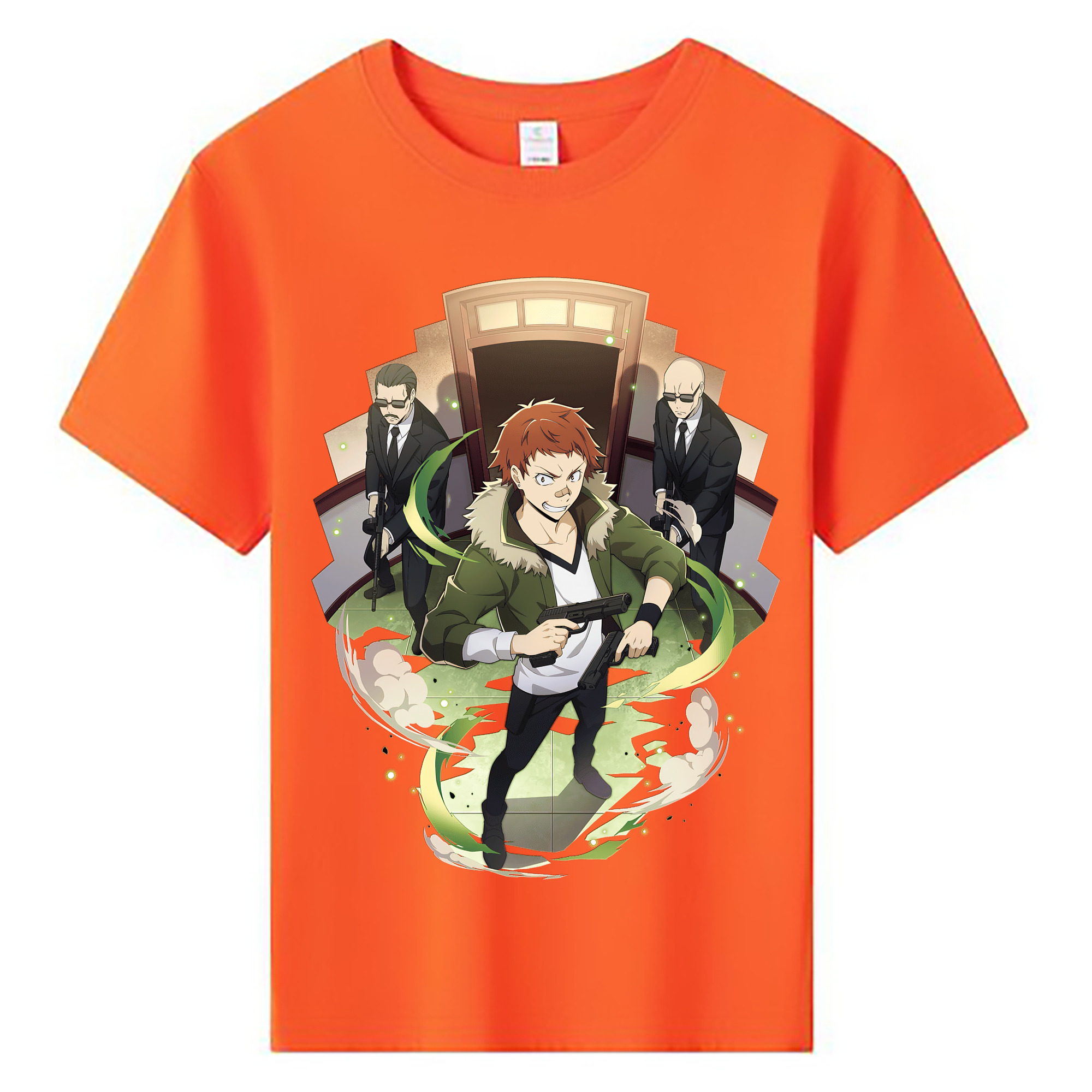 （画像用） 文豪ストレイドッグス Bungo Stray Dogs 綿100％キッズTシャツ（フロントプリント）