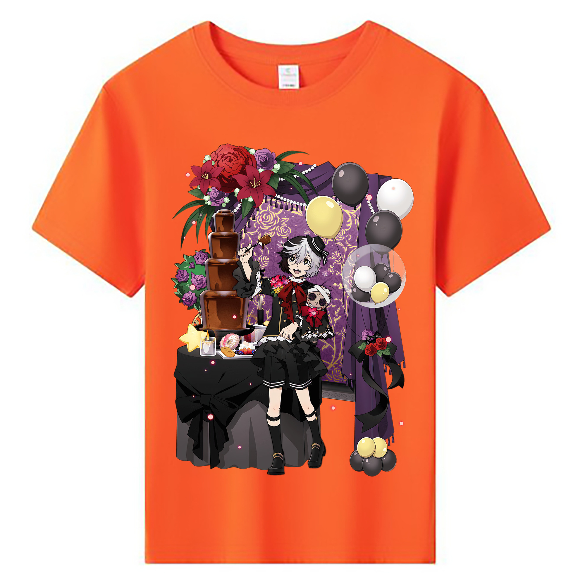 （画像用） 文豪ストレイドッグス Bungo Stray Dogs 綿100％キッズTシャツ（フロントプリント）