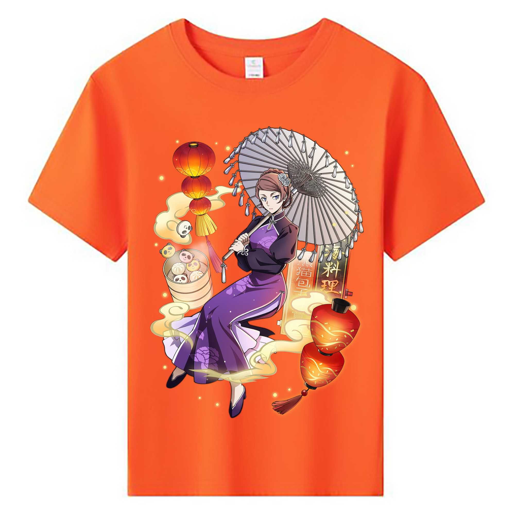 （画像用） 文豪ストレイドッグス Bungo Stray Dogs 綿100％キッズTシャツ（フロントプリント）