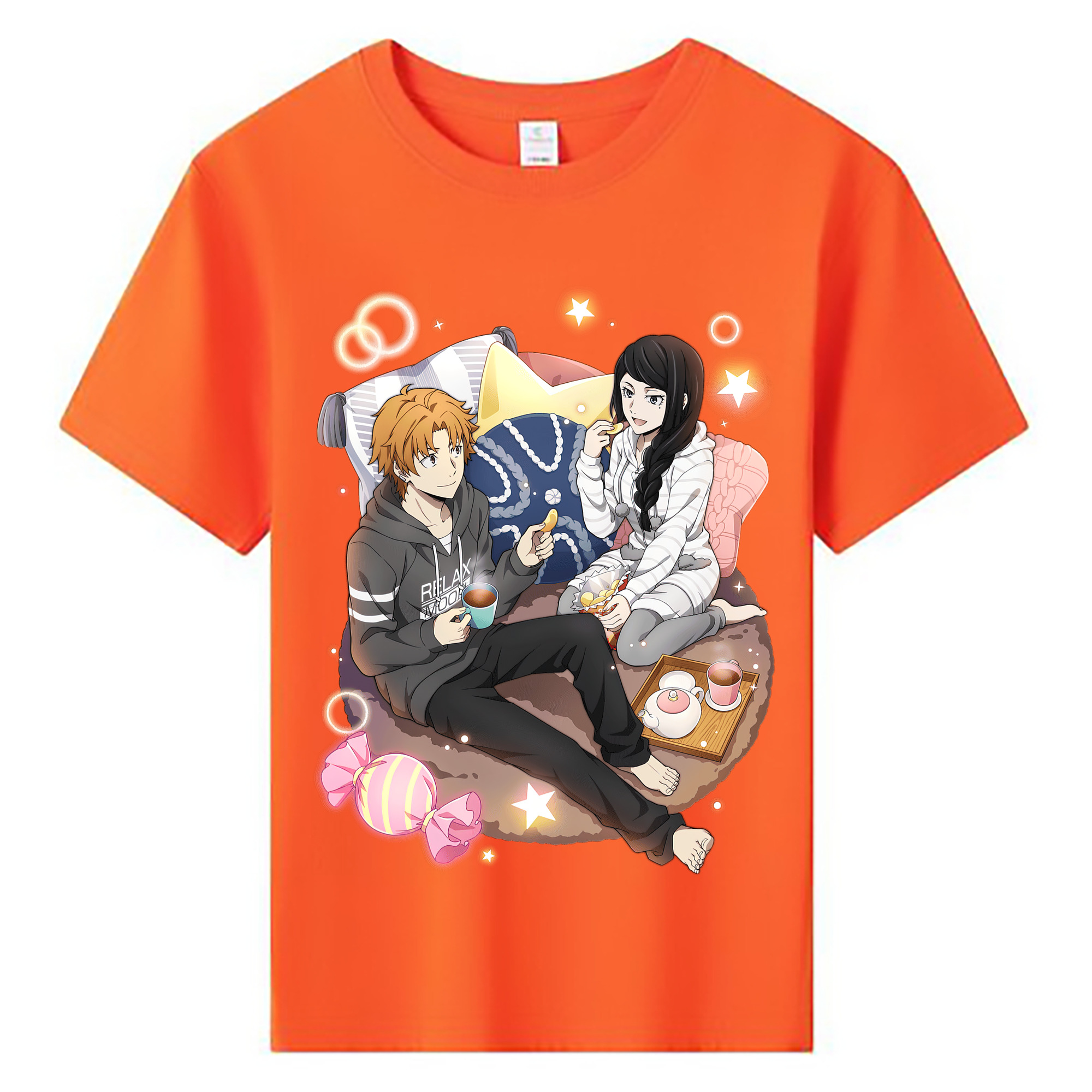 （画像用） 文豪ストレイドッグス Bungo Stray Dogs 綿100％キッズTシャツ（フロントプリント）