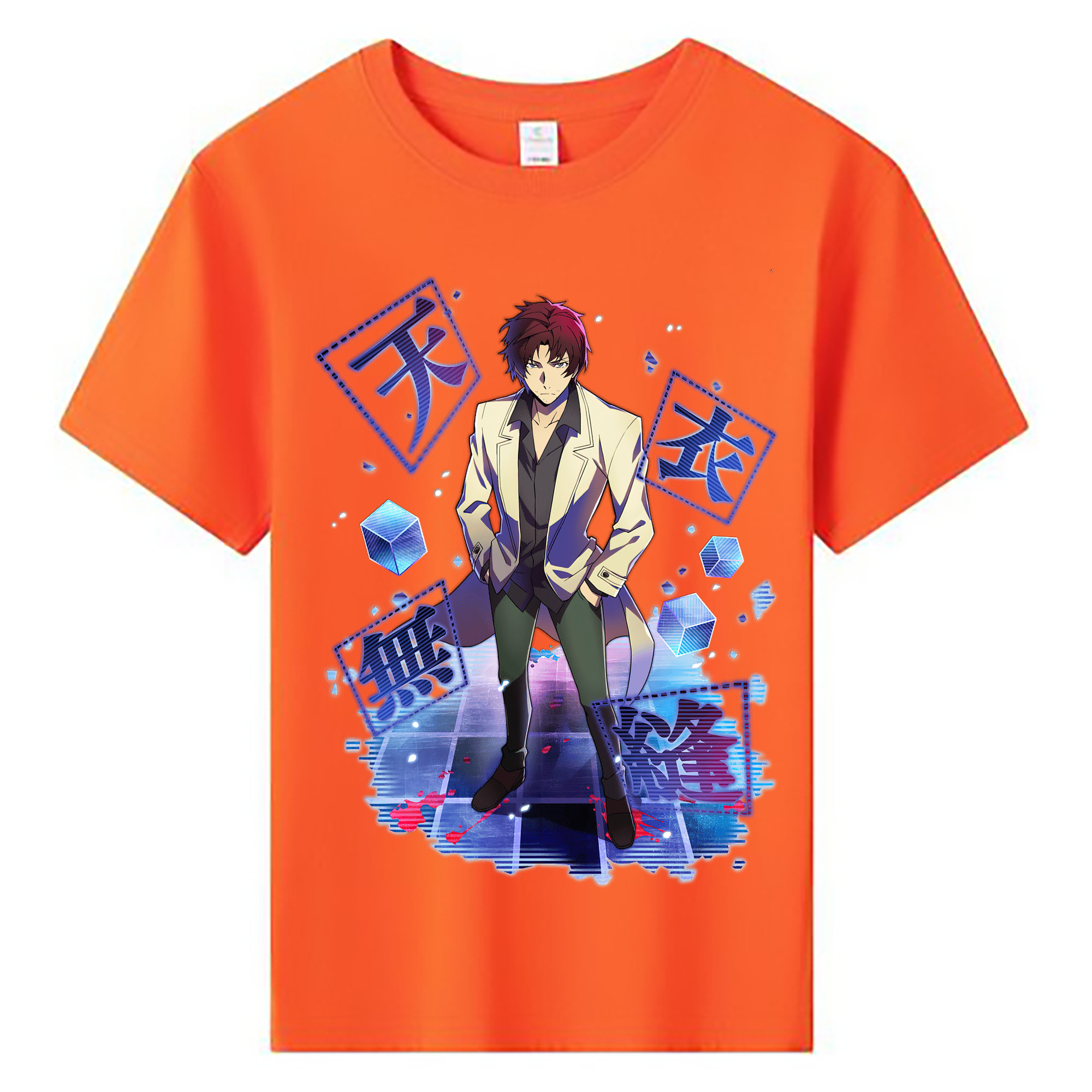 （画像用） 文豪ストレイドッグス Bungo Stray Dogs 綿100％キッズTシャツ（フロントプリント）