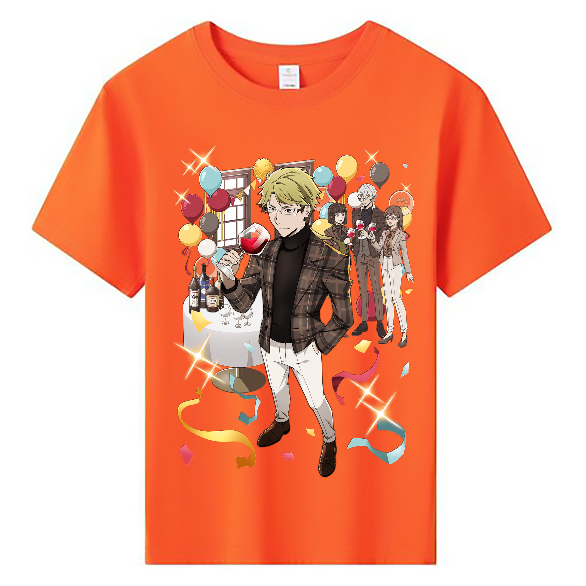 （画像用） 文豪ストレイドッグス Bungo Stray Dogs 綿100％キッズTシャツ（フロントプリント）