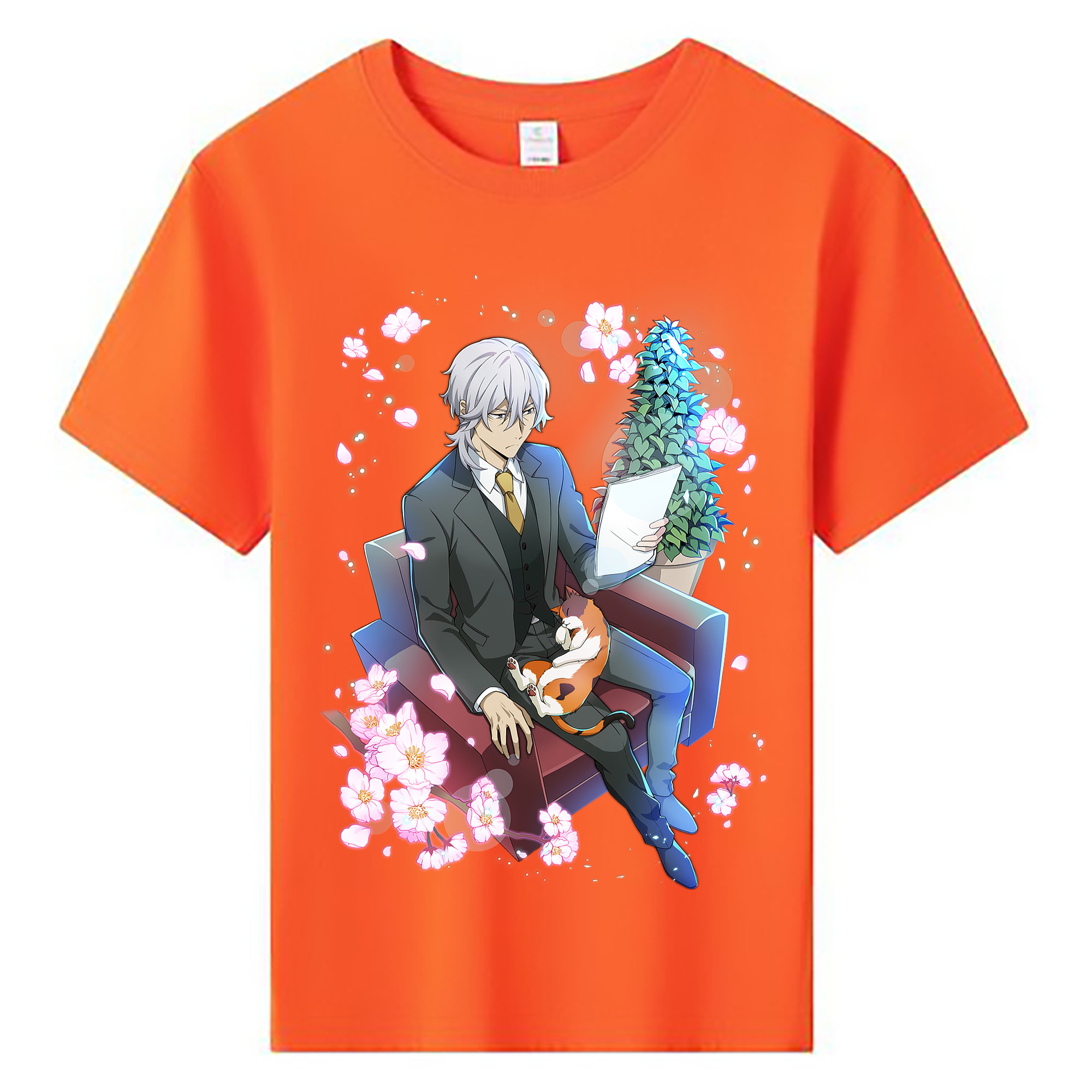 （画像用） 文豪ストレイドッグス Bungo Stray Dogs 綿100％キッズTシャツ（フロントプリント）